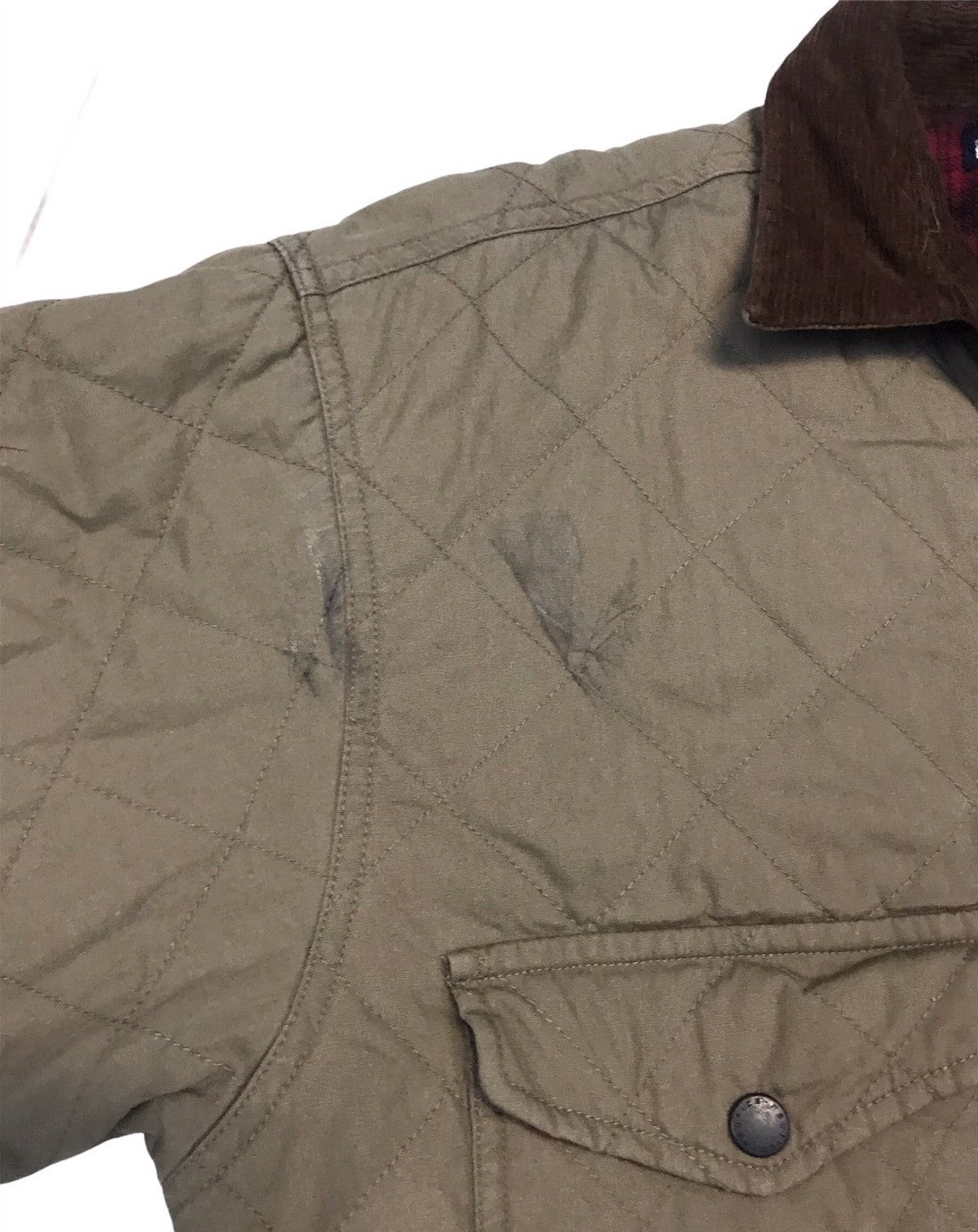 Vintage Nautica Work Shirt checked Lining
