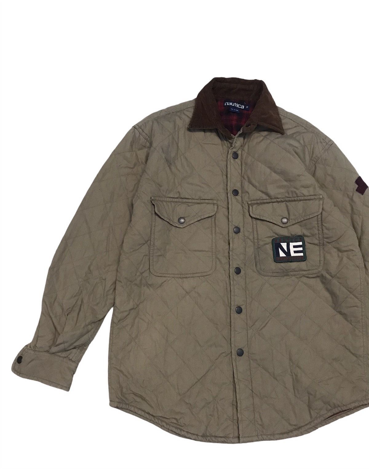 Vintage Nautica Work Shirt checked Lining