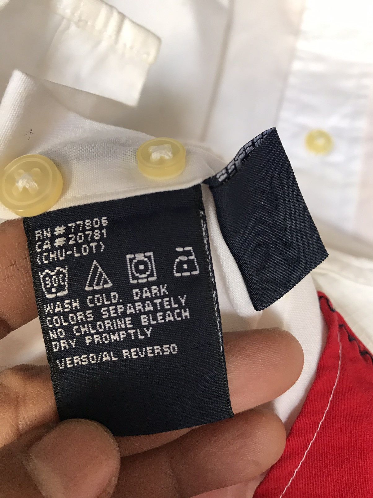 Tommy Hilfiger Tommy Hilfiger Sailing Gear Shirt Block Color Size US XL / EU 56 / 4 - 14 Thumbnail