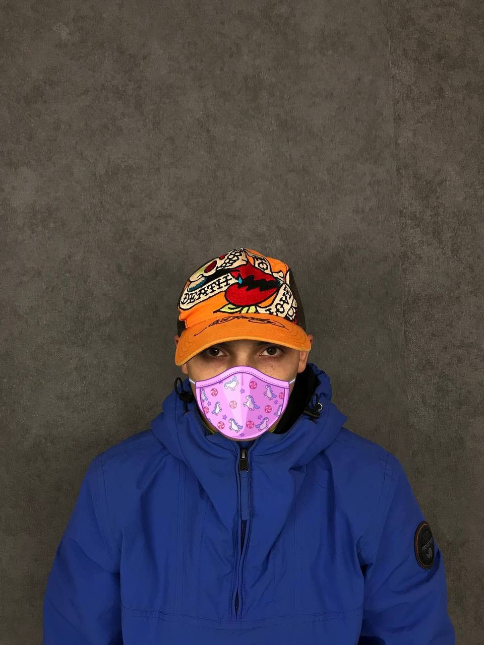 Designer × Ed Hardy Ed Hardy luxury designer crazy multicolor tracker cap Size ONE SIZE - 1 Thumbnail