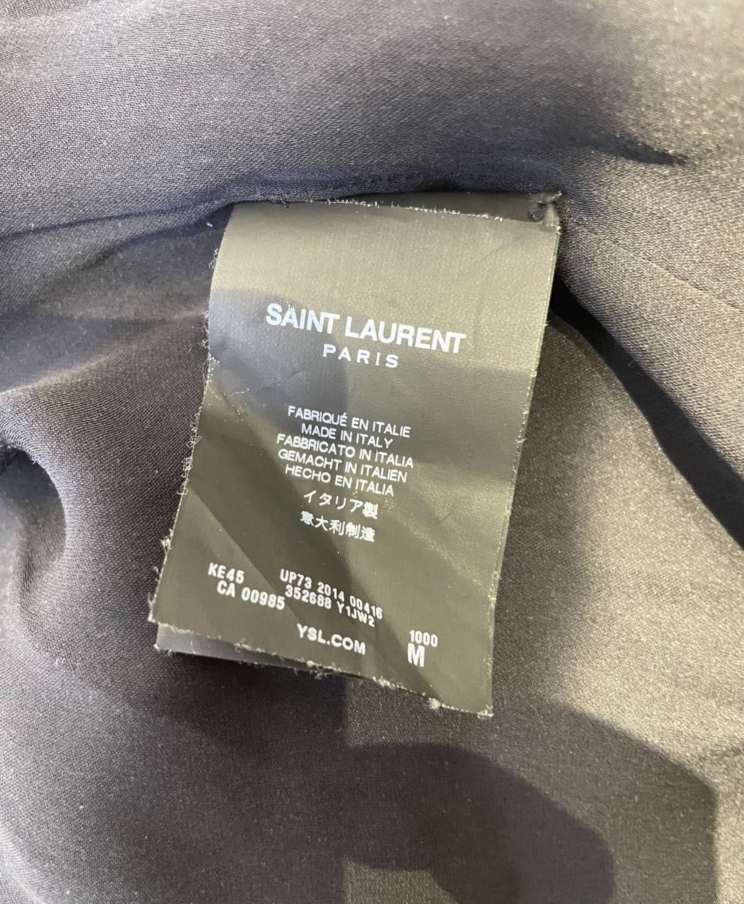 Saint Laurent Paris Saint Laurent Black Wool Cardigan Size US S / EU 44-46 / 1 - 4 Thumbnail