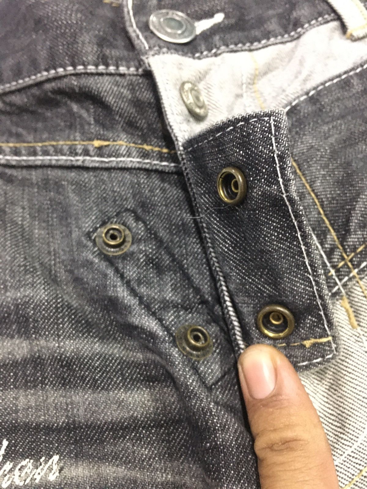 Japanese Brand Japaneses Brand reconstruct Multizipper Studded Denim Size US 31 - 7 Thumbnail