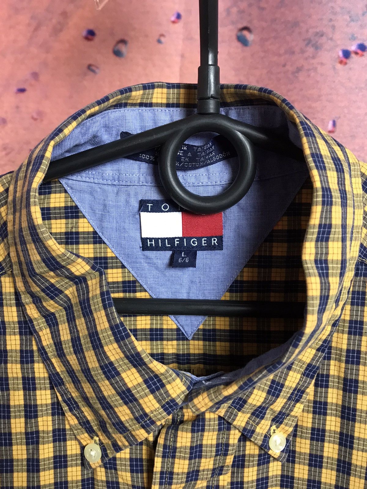 Tommy Hilfiger × Vintage Vintage Tommy Hilfiger streetwear luxury shirt Size US L / EU 52-54 / 3 - 3 Thumbnail