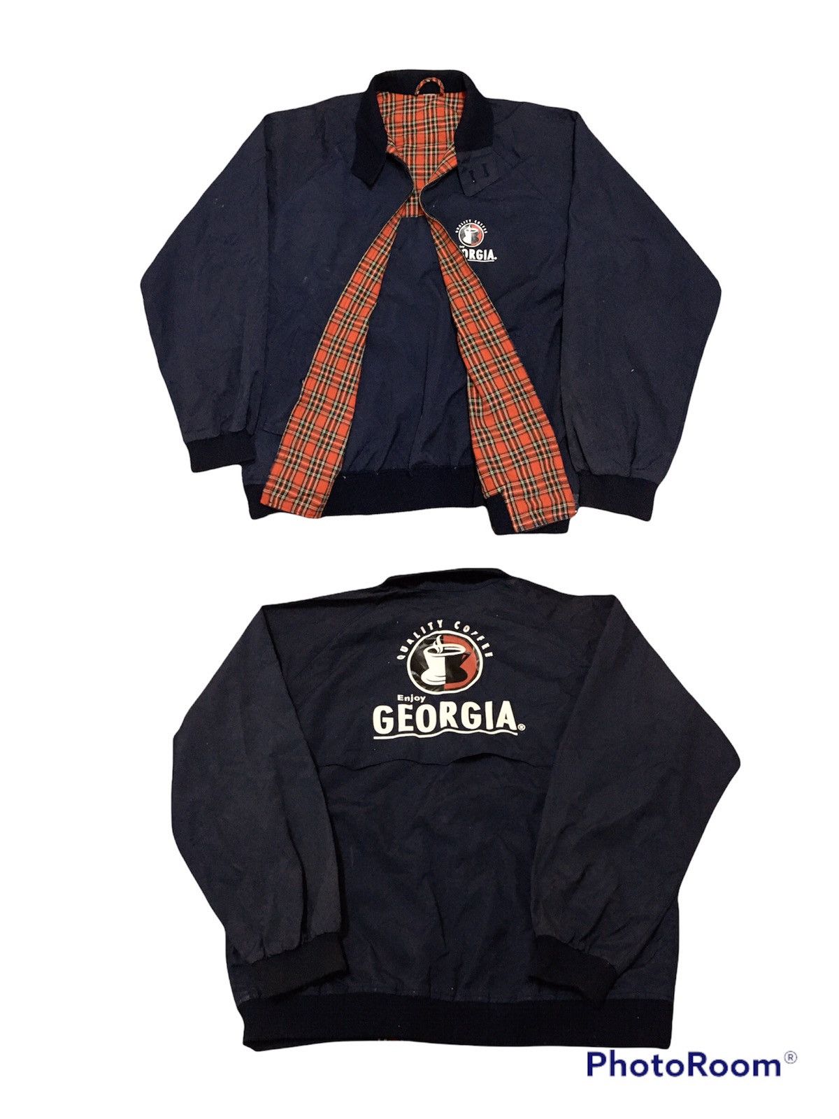 Japanese Brand × Vintage Vintage Coffee Georgia Zipper up jacket Size US M / EU 48-50 / 2 - 1 Thumbnail