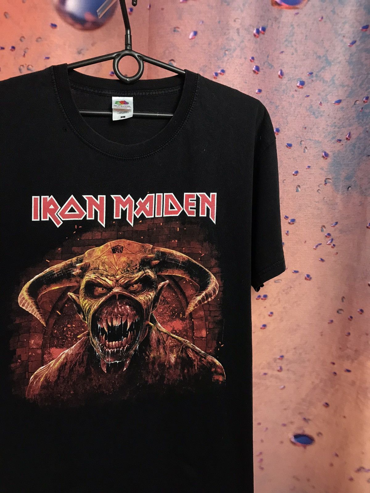 Band Tees × Iron Maiden × Vintage Vintage Iron Maiden band rock tee Size US L / EU 52-54 / 3 - 1 Thumbnail
