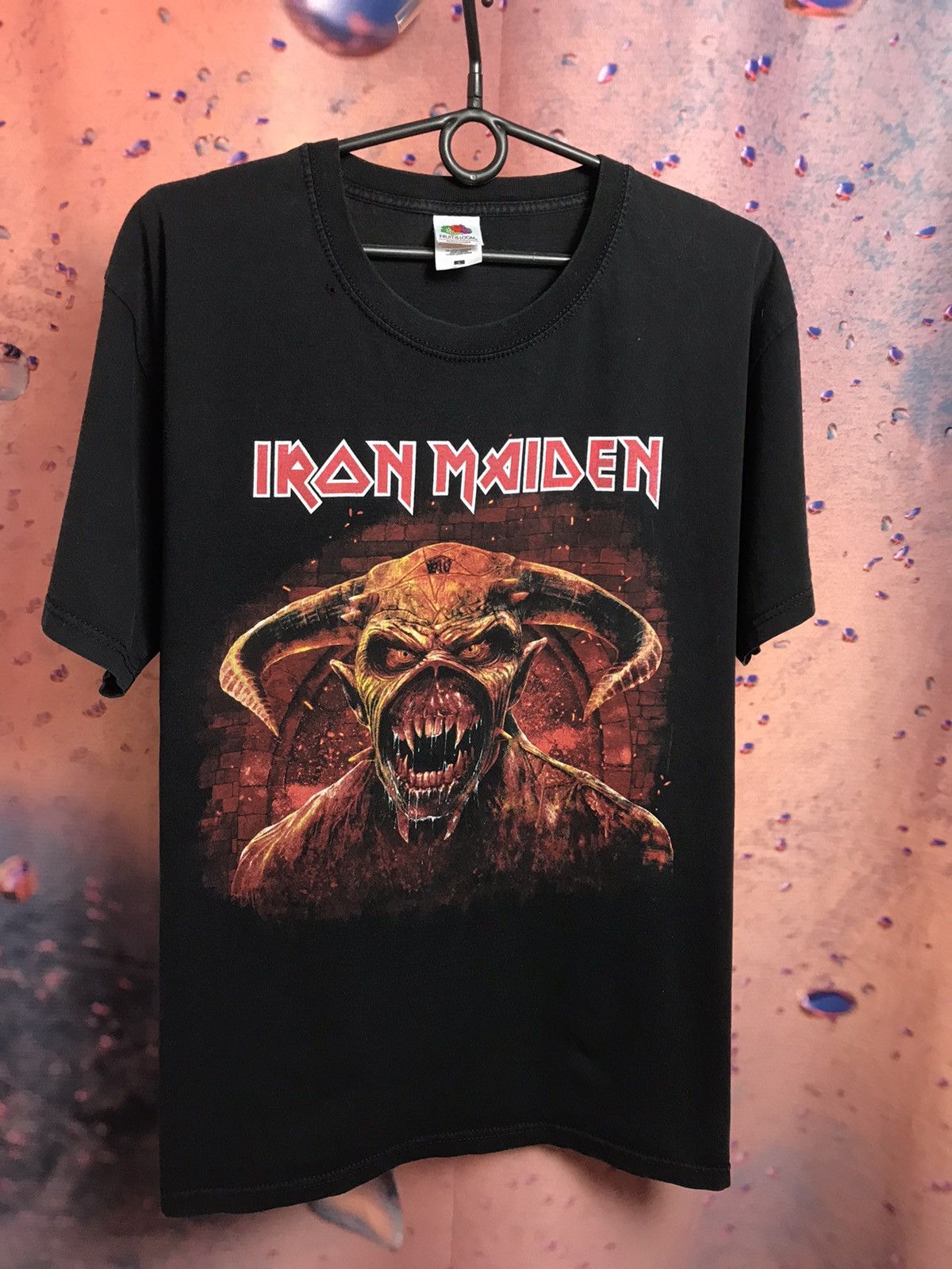 Band Tees × Iron Maiden × Vintage Vintage Iron Maiden band rock tee Size US L / EU 52-54 / 3 - 2 Thumbnail
