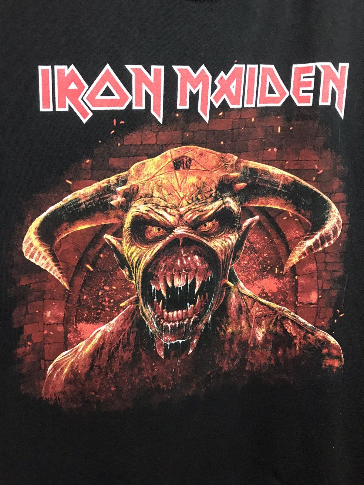 Band Tees × Iron Maiden × Vintage Vintage Iron Maiden band rock tee Size US L / EU 52-54 / 3 - 3 Thumbnail