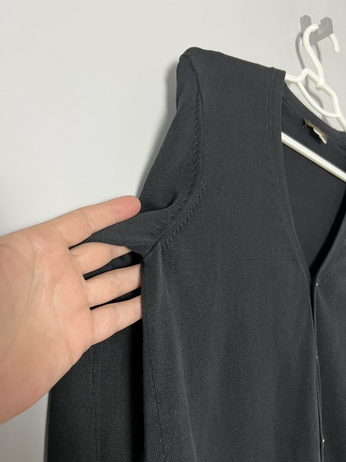 Louis Vuitton Louis Vuitton Uniform Cardigan Silk/Cotton Black Size XS Size XS / US 0-2 / IT 36-38 - 9 Thumbnail