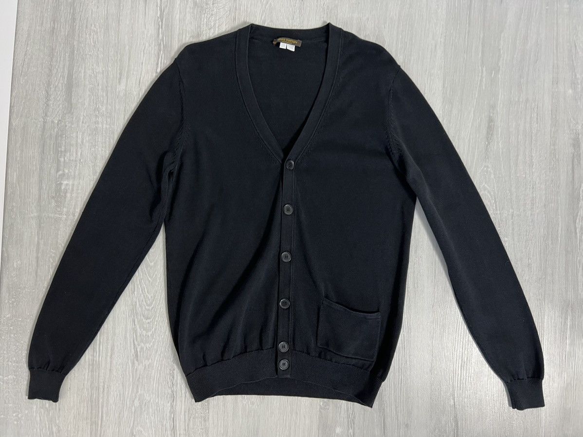 Louis Vuitton Louis Vuitton Uniform Cardigan Silk/Cotton Black Size XS Size XS / US 0-2 / IT 36-38 - 12 Thumbnail