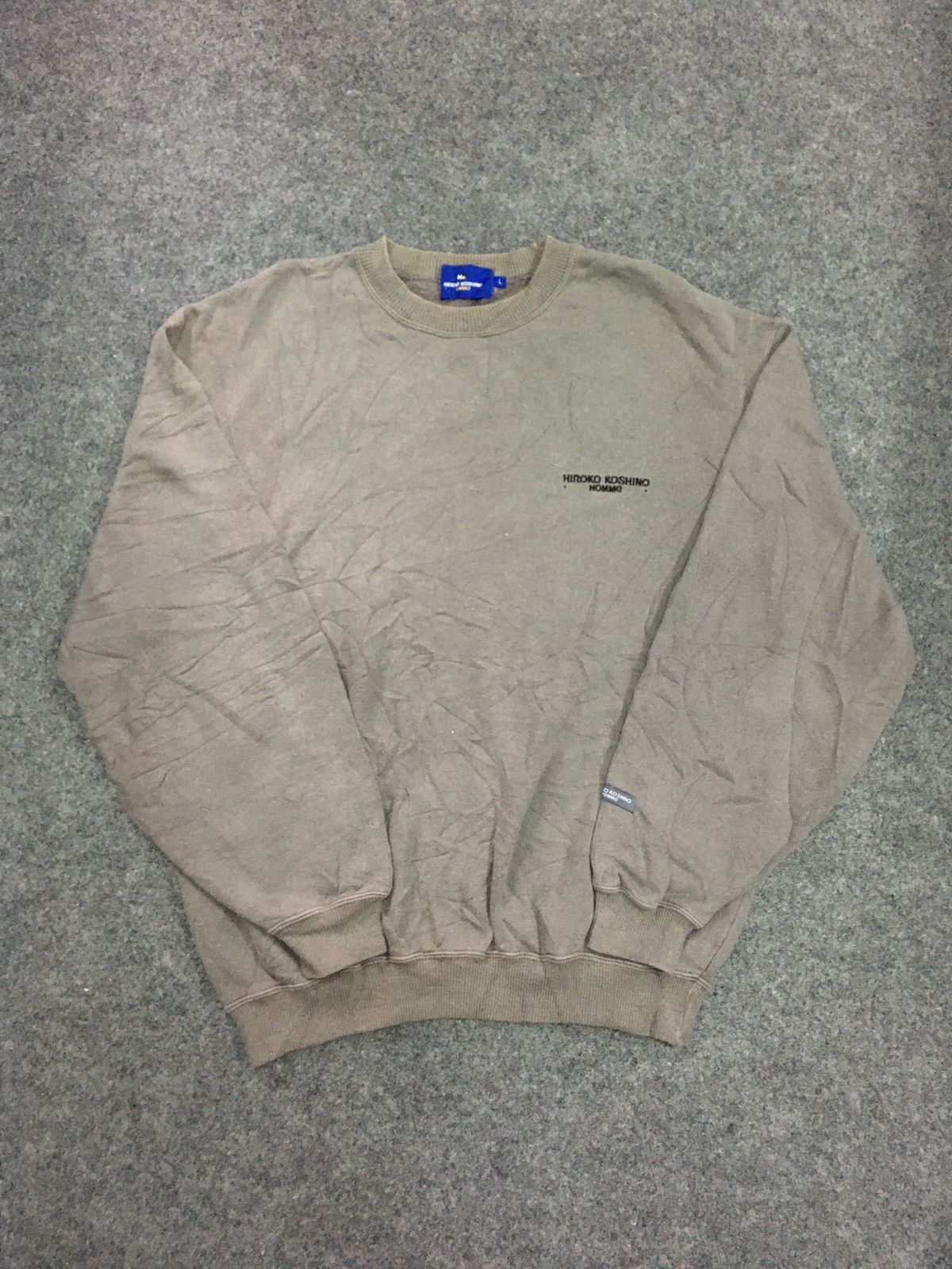 Hiroko Koshino Homme × Vintage Vintage Hiroko Koshino Home Sun Faded Crewneck Size US L / EU 52-54 / 3 - 10 Thumbnail