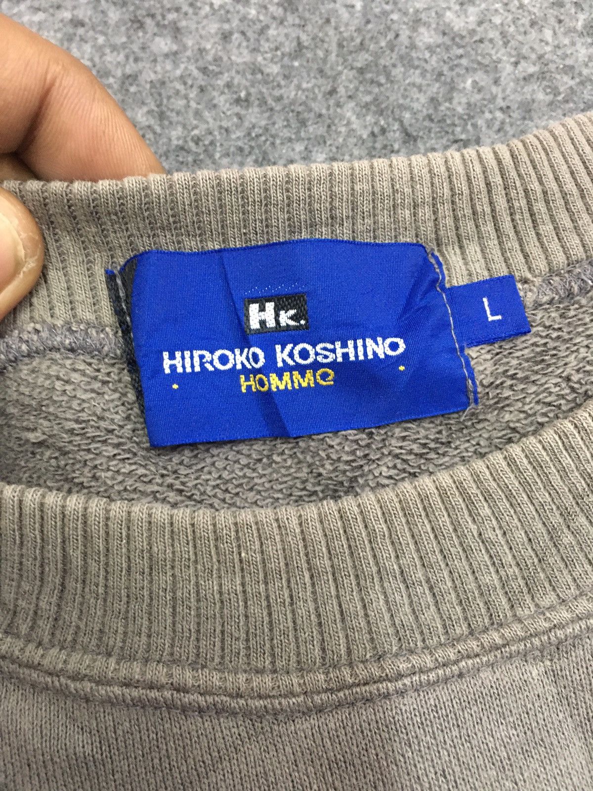 Hiroko Koshino Homme × Vintage Vintage Hiroko Koshino Home Sun Faded Crewneck Size US L / EU 52-54 / 3 - 8 Thumbnail