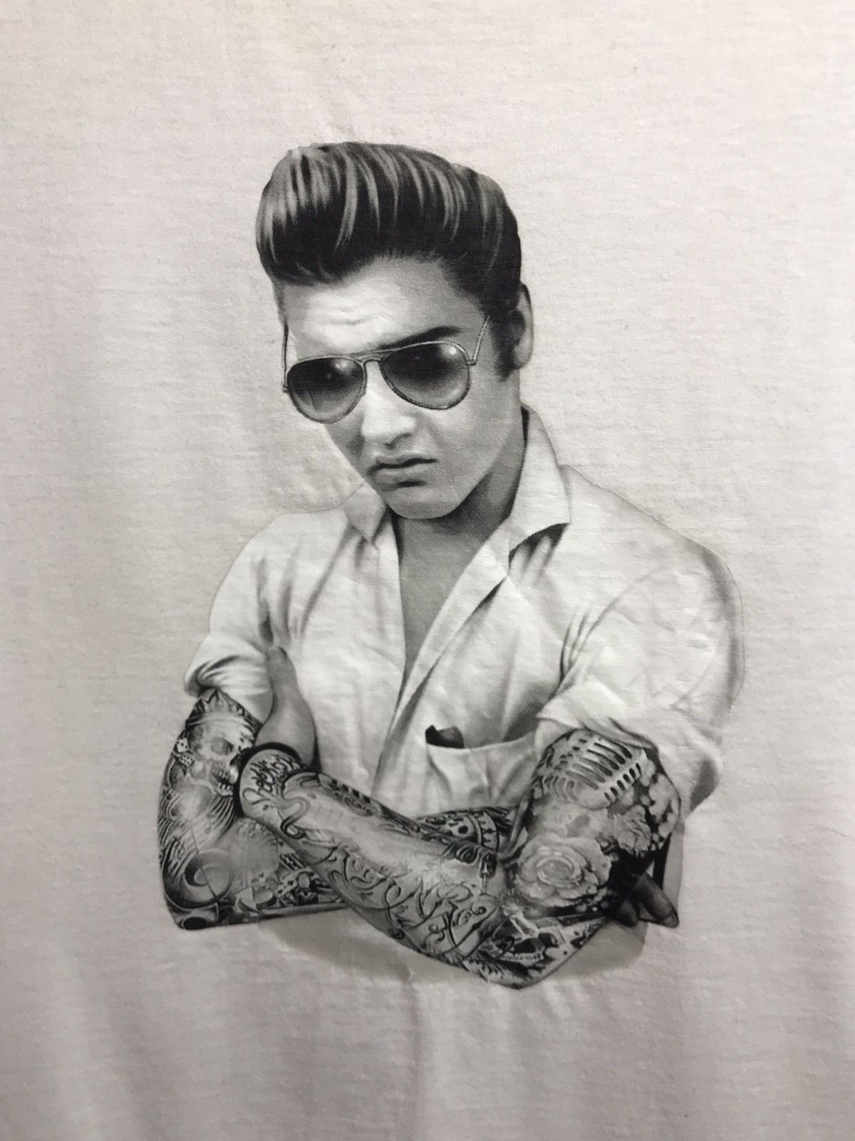 Band Tees Vintage Elvis Presley streetwear humor band tee Size US L / EU 52-54 / 3 - 3 Thumbnail