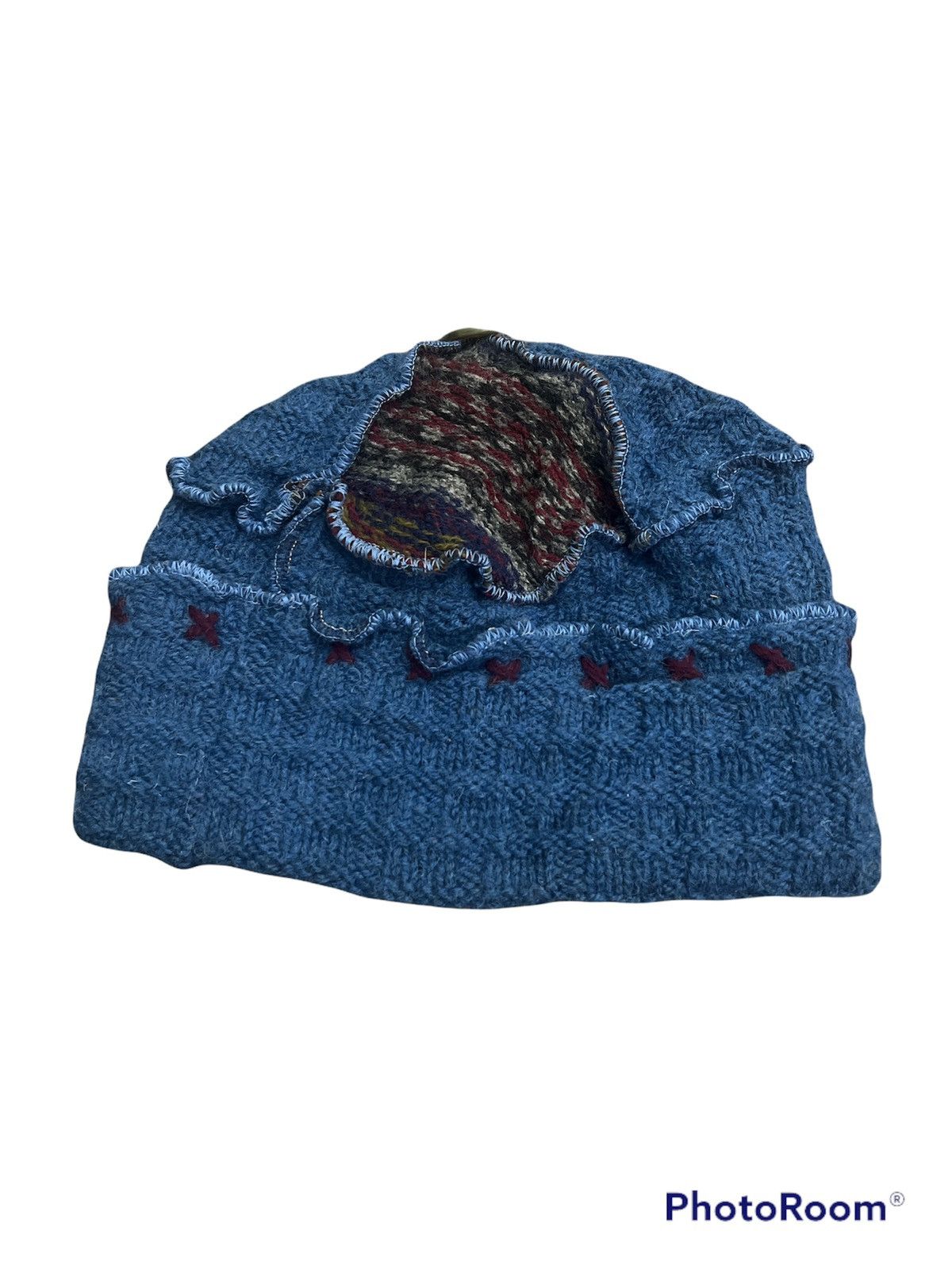 Vintage Sick🔥🔥Patchwork beanie hat inspired kapital Size ONE SIZE - 6 Thumbnail