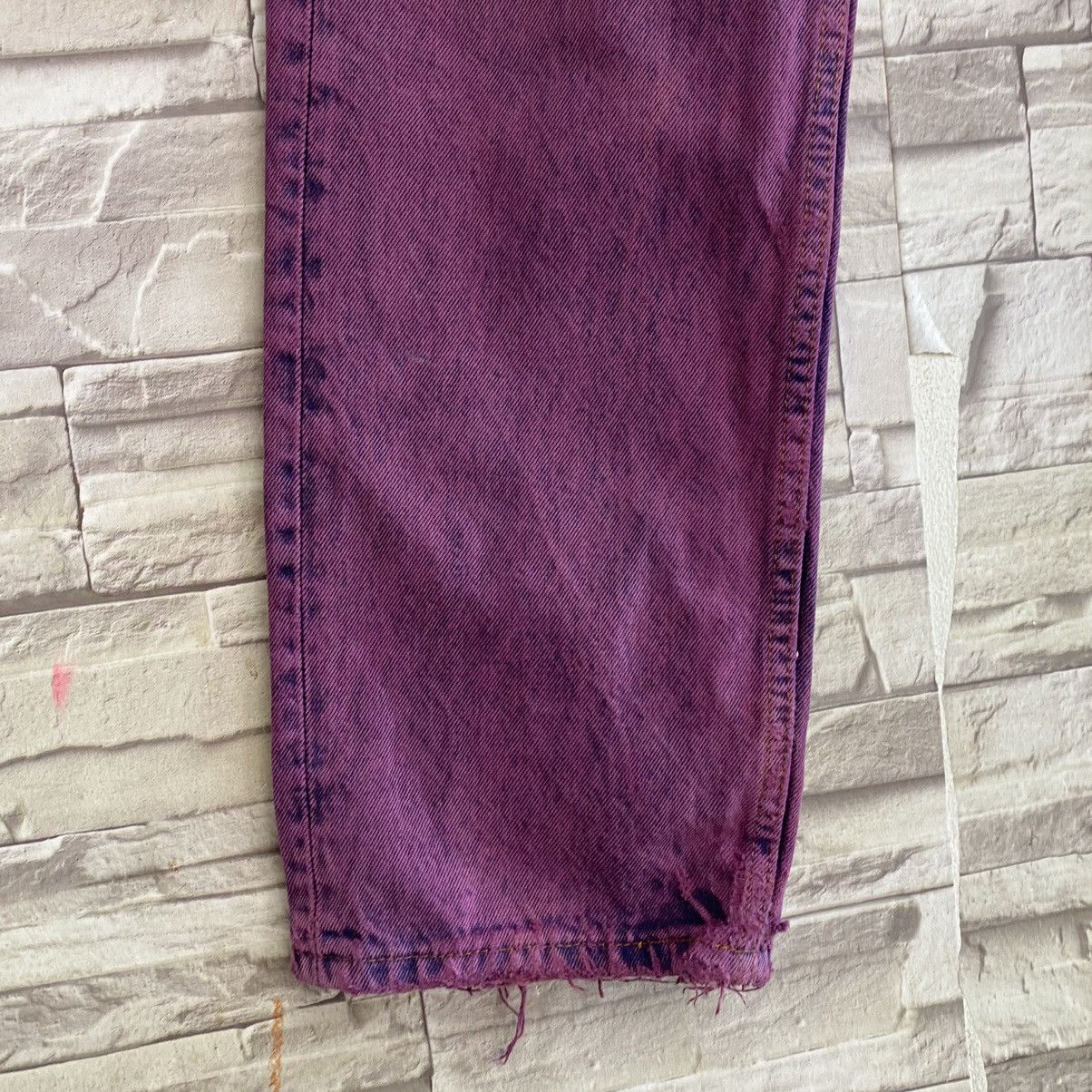 Levi's Vintage 80s Levis 501 Distressed Jeans Overdyed Size US 30 / EU 46 - 6 Thumbnail