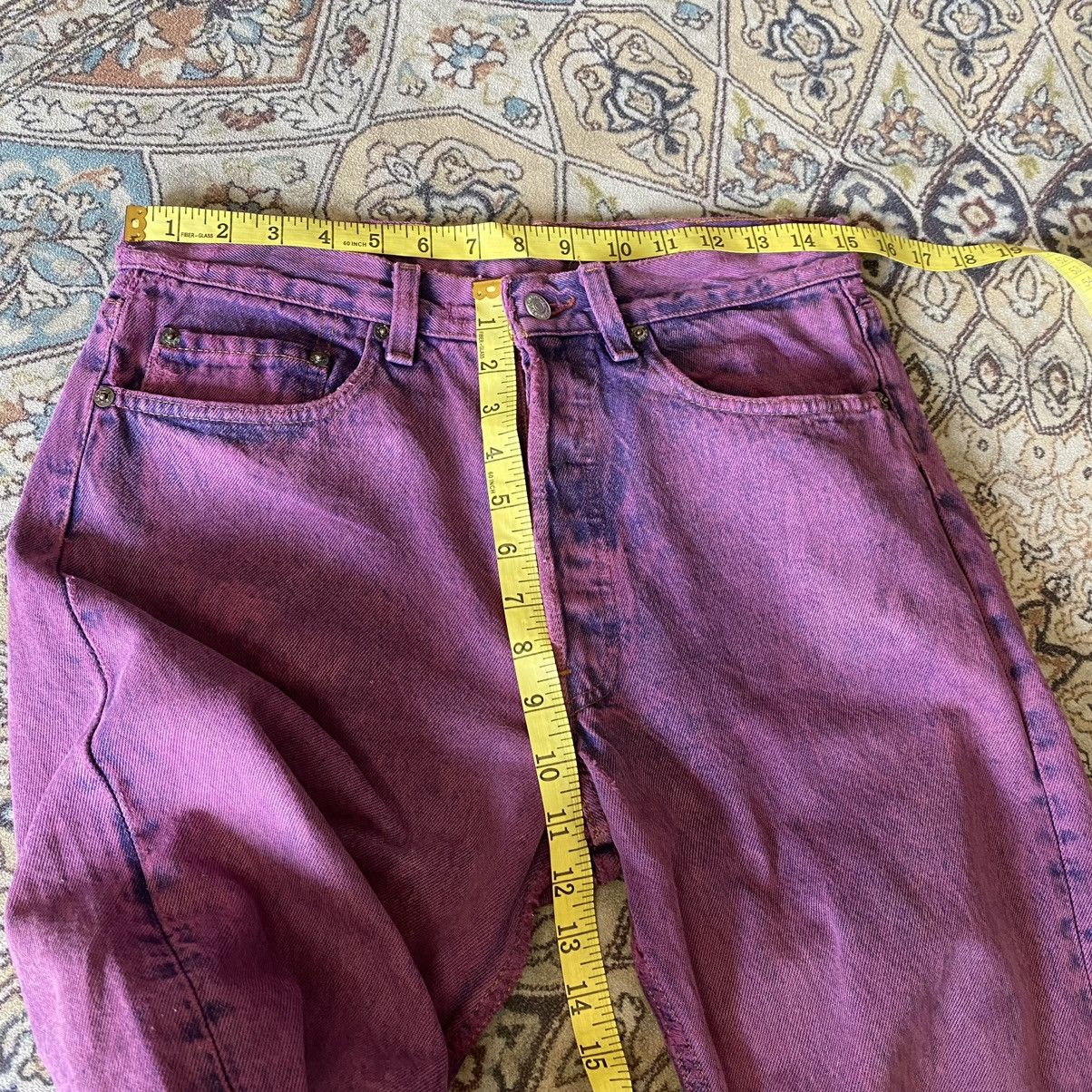 Levi's Vintage 80s Levis 501 Distressed Jeans Overdyed Size US 30 / EU 46 - 20 Thumbnail