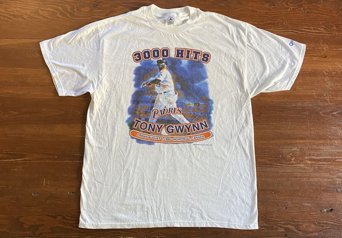 Delta × MLB × Vintage Vintage ‘99 Tony Gwynn 3000 Hit San Diego Padres Tee Size US XL / EU 56 / 4 - 1 Thumbnail