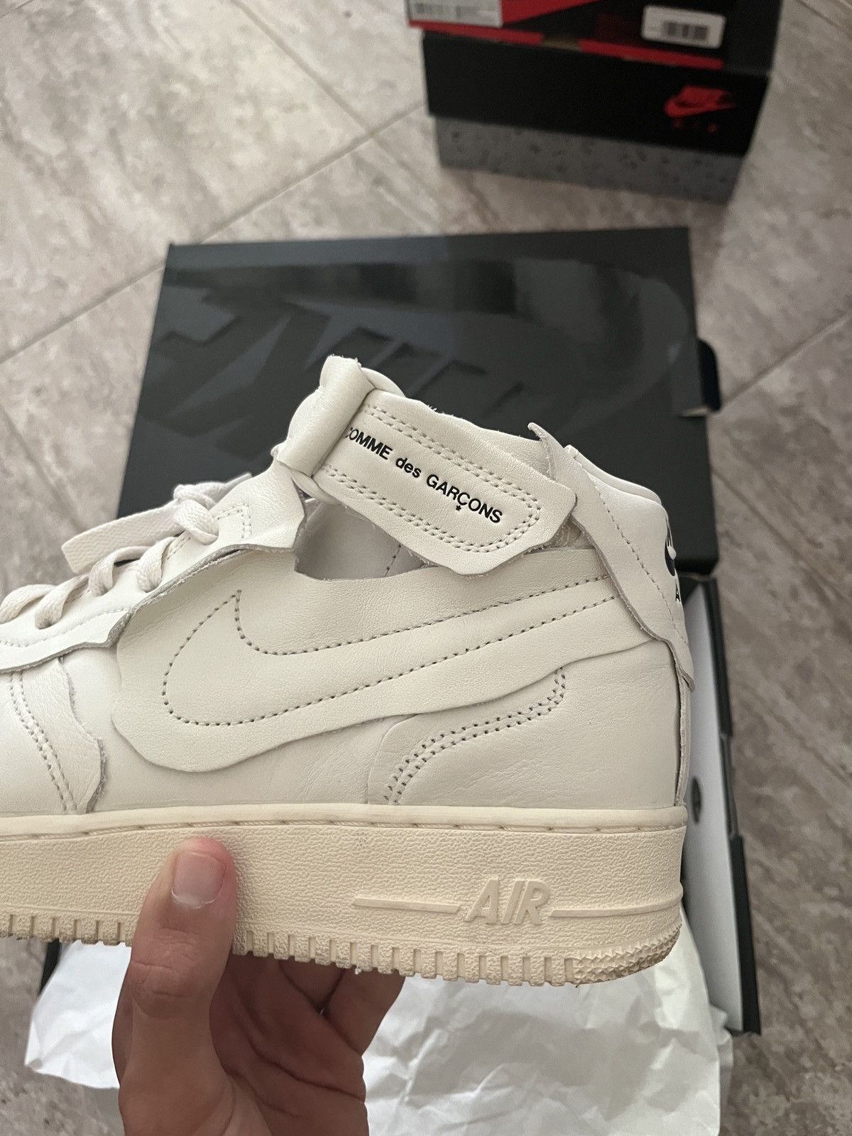 Nike Nike Air Force 1 Mid CDG Size US 10.5 / EU 43-44 - 5 Thumbnail