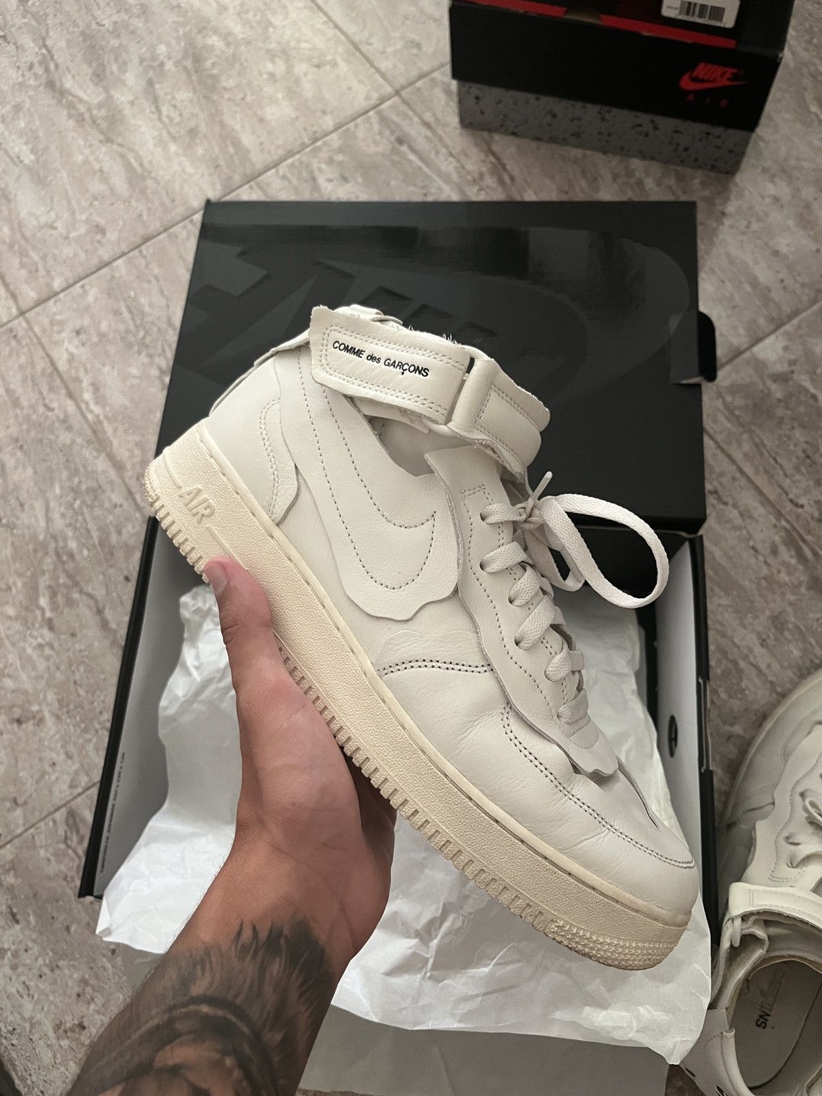 Nike Nike Air Force 1 Mid CDG Size US 10.5 / EU 43-44 - 1 Thumbnail