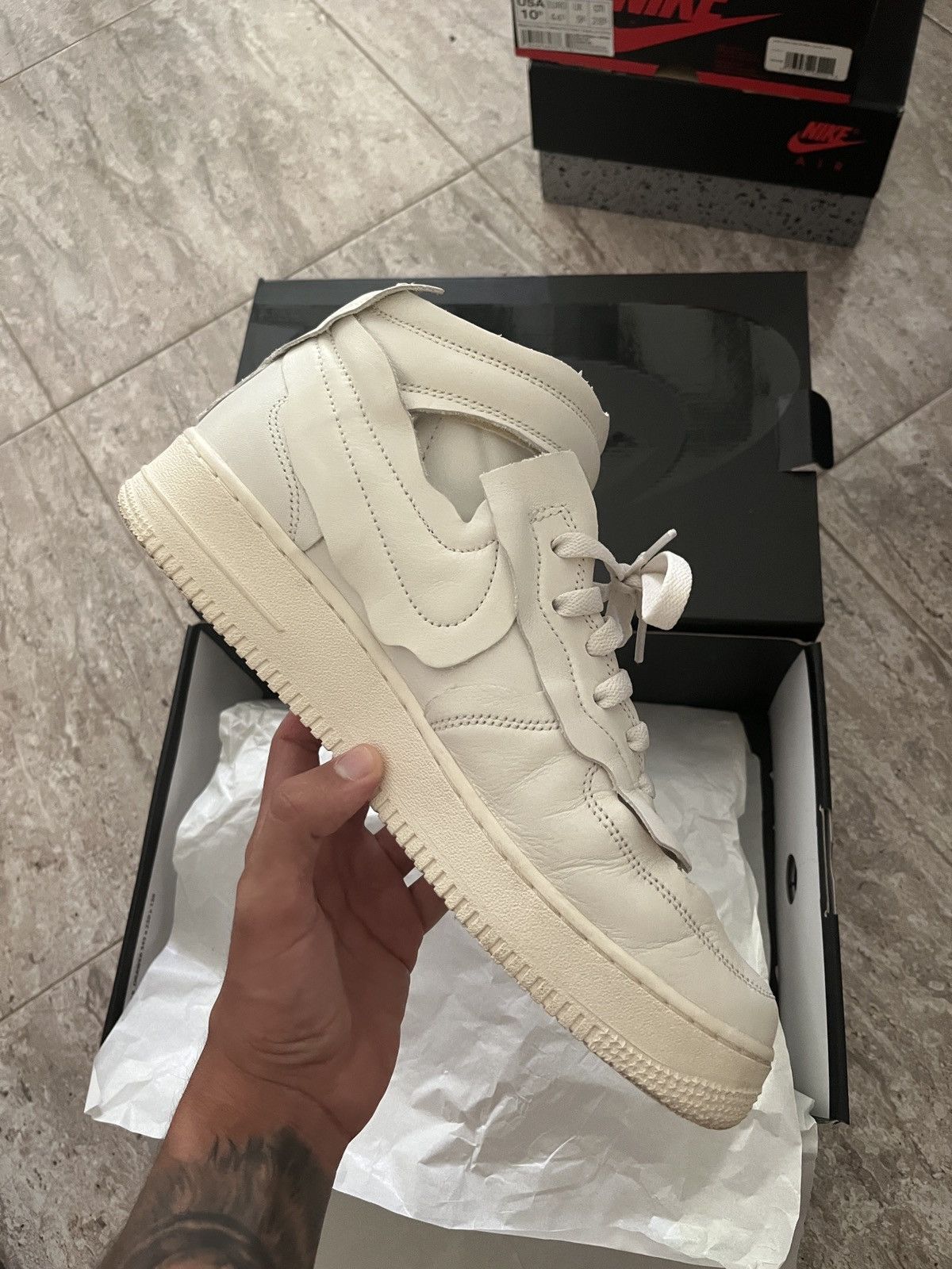 Nike Nike Air Force 1 Mid CDG Size US 10.5 / EU 43-44 - 10 Thumbnail