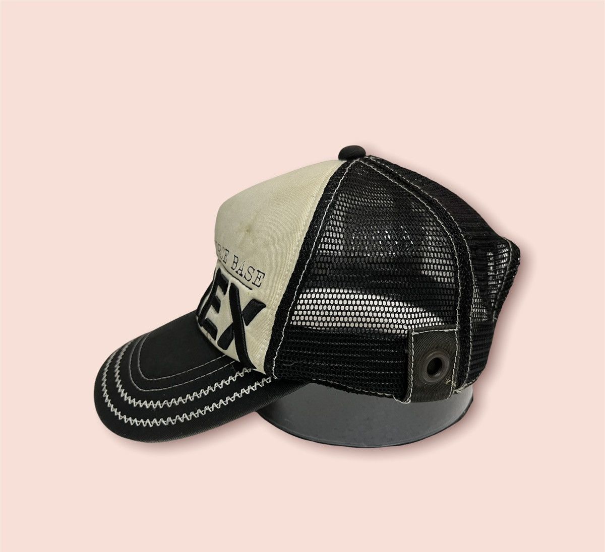 Avirex DISTRESSED VINTAGE AVIREX TRUCKER SNAPBACK Size ONE SIZE - 5 Thumbnail