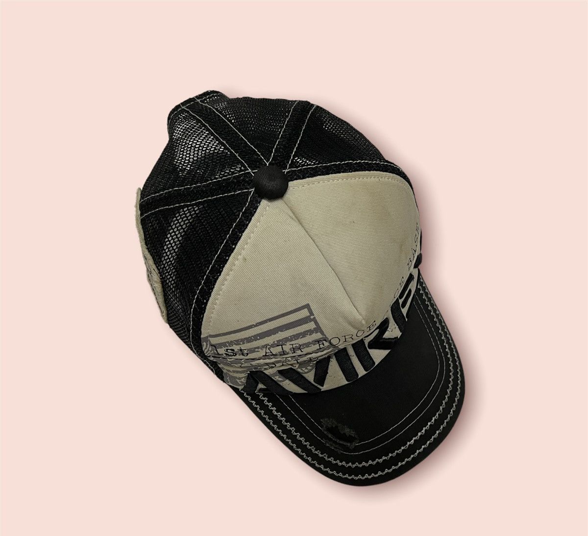 Avirex DISTRESSED VINTAGE AVIREX TRUCKER SNAPBACK Size ONE SIZE - 7 Thumbnail
