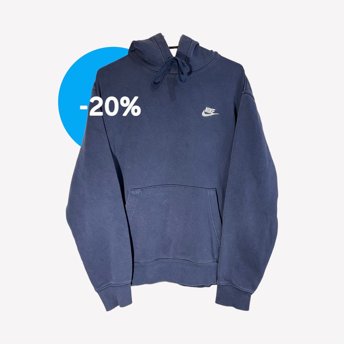 Nike × Vintage Nike hoodie sweatshirt y2k center swoosh spelloout Size US M / EU 48-50 / 2 - 1 Thumbnail
