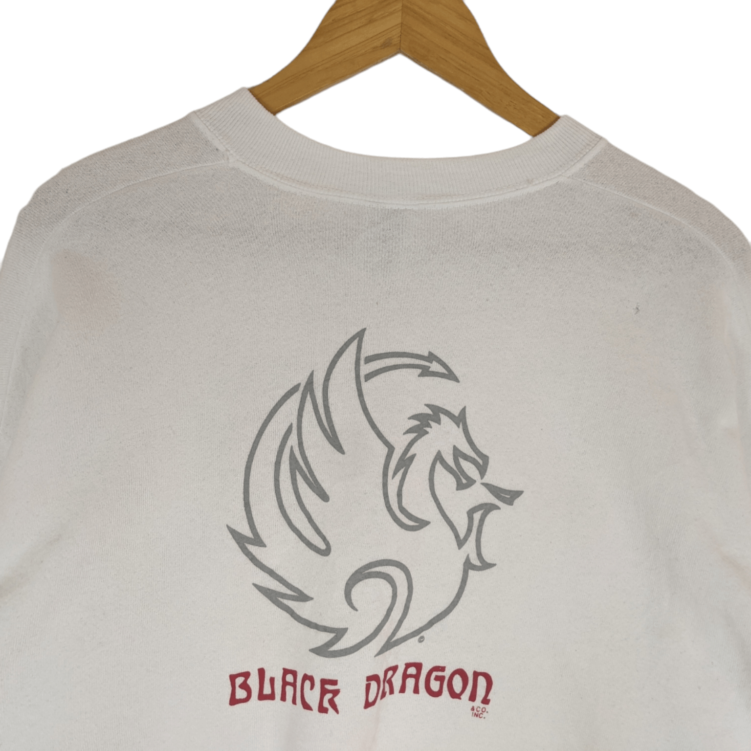 Fruit Of The Loom Vintage 90's Black Dragon Tokyo Motorcycle Gang Sweatshirt Size US L / EU 52-54 / 3 - 6 Thumbnail