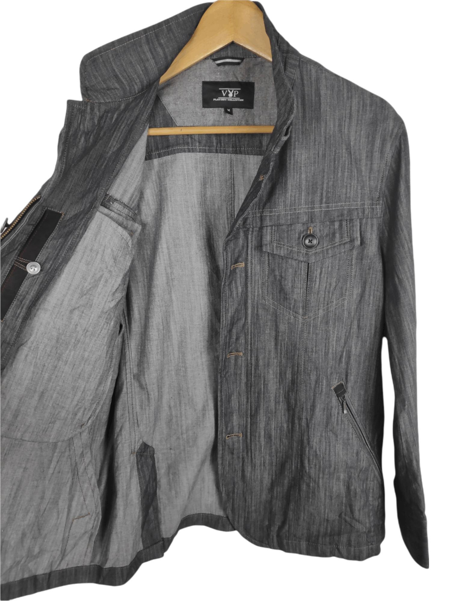 Japanese Brand 🔥Best Offer🔥 Vintage Playboy Double Pocket Hikori Jacket Size US M / EU 48-50 / 2 - 4 Thumbnail