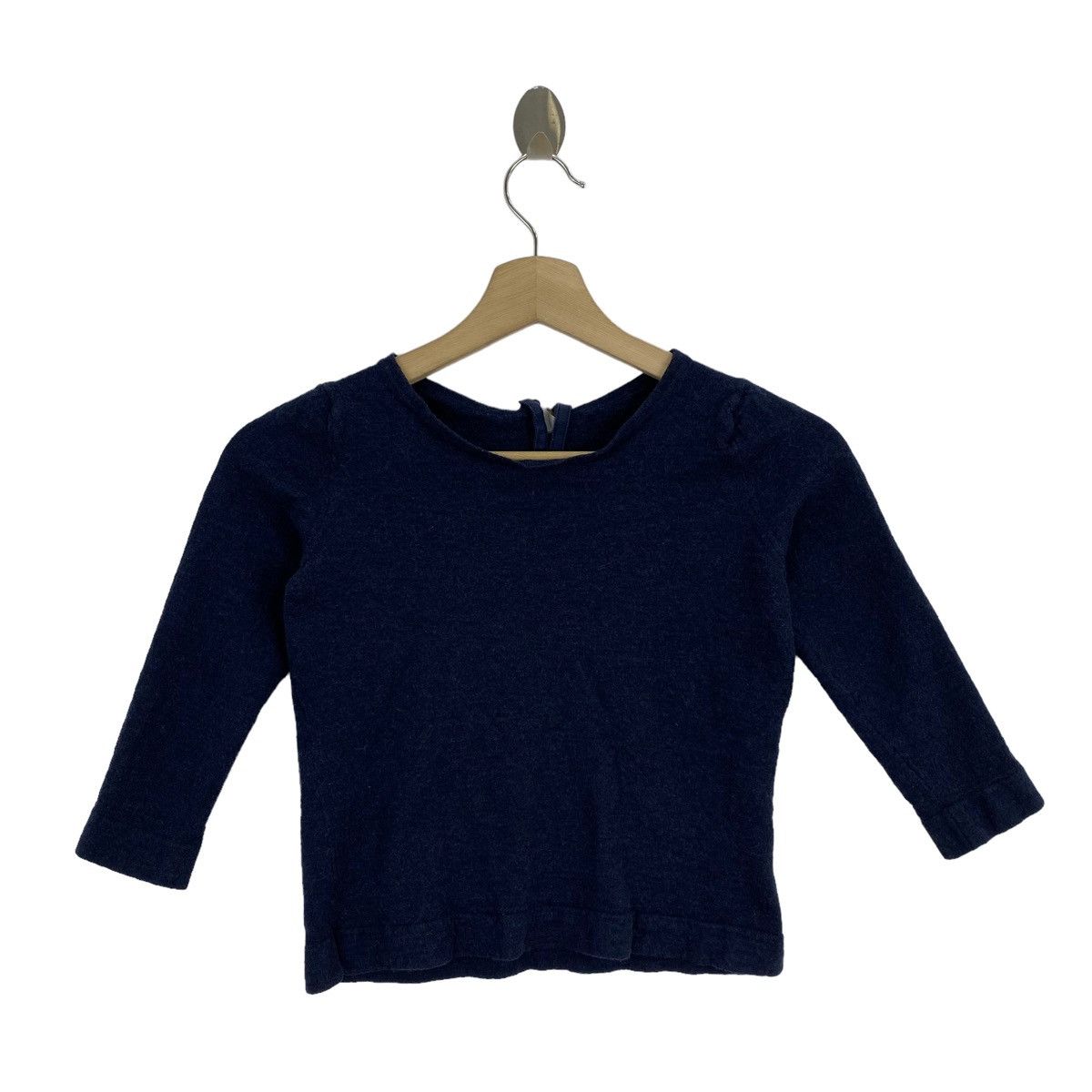 Japanese Brand JAPANESE BRAND Black Slim Three Quater Sleeve Shirt Size XS / US 0-2 / IT 36-38 - 3 Thumbnail