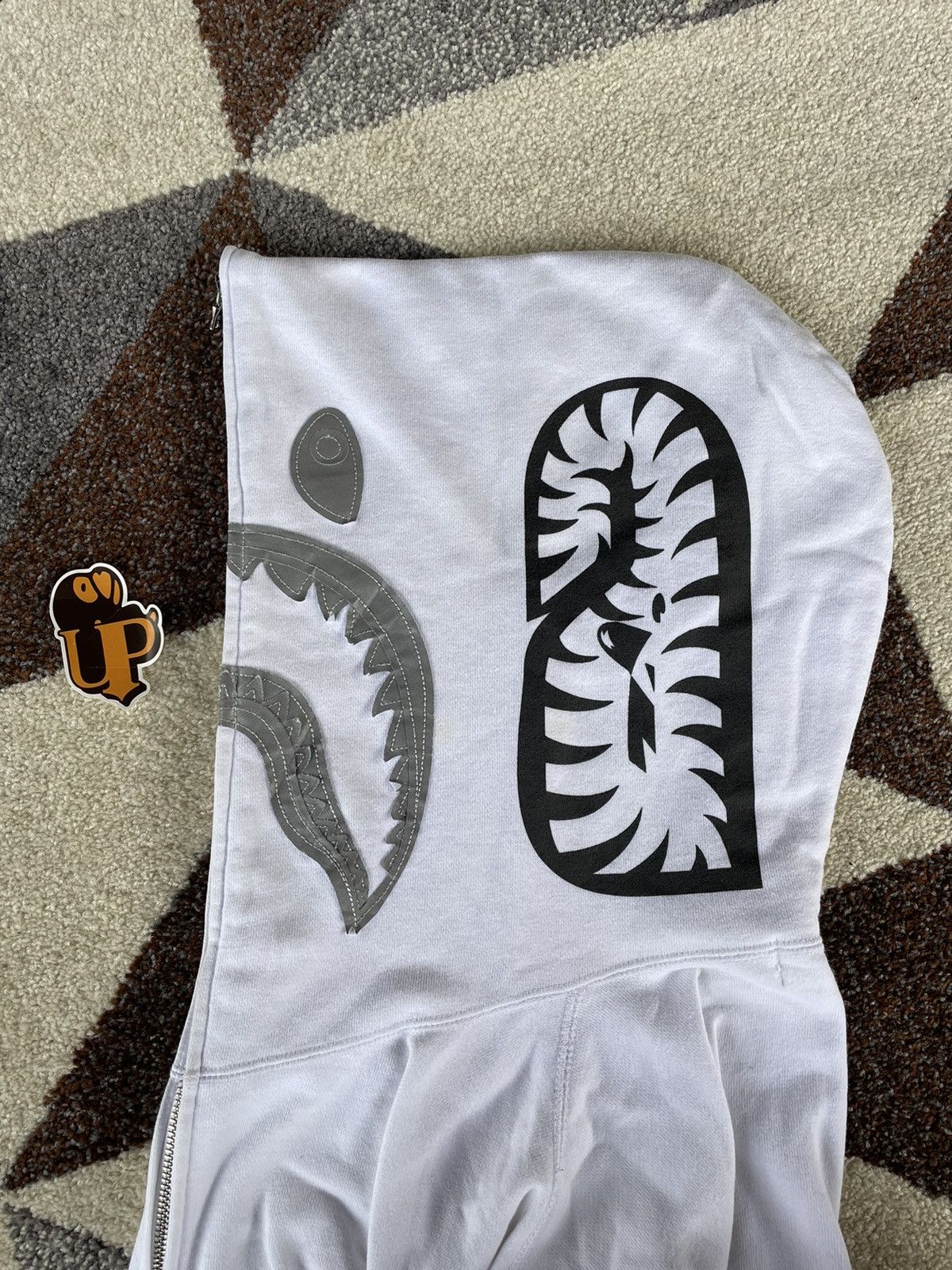 Bape Bape Reflective Shark Full Zip Hoodie Size US L / EU 52-54 / 3 - 3 Thumbnail