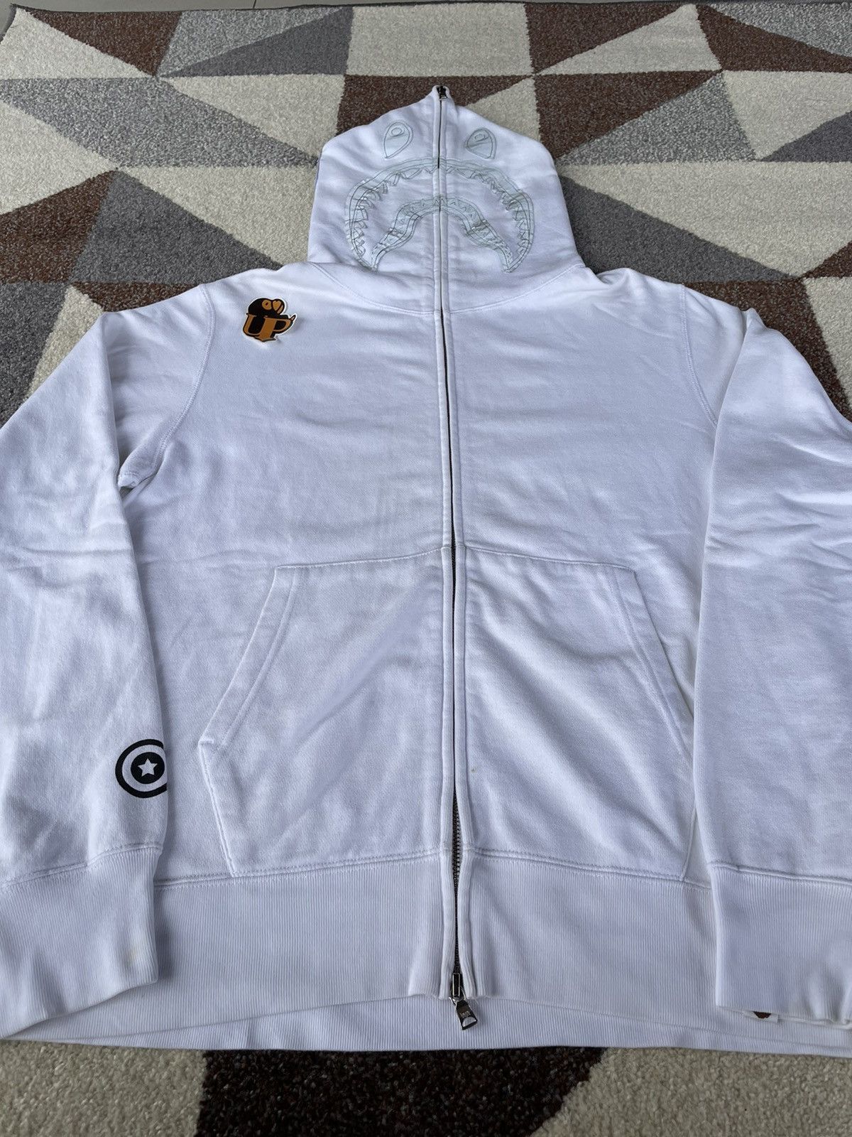 Bape Bape Reflective Shark Full Zip Hoodie Size US L / EU 52-54 / 3 - 2 Thumbnail