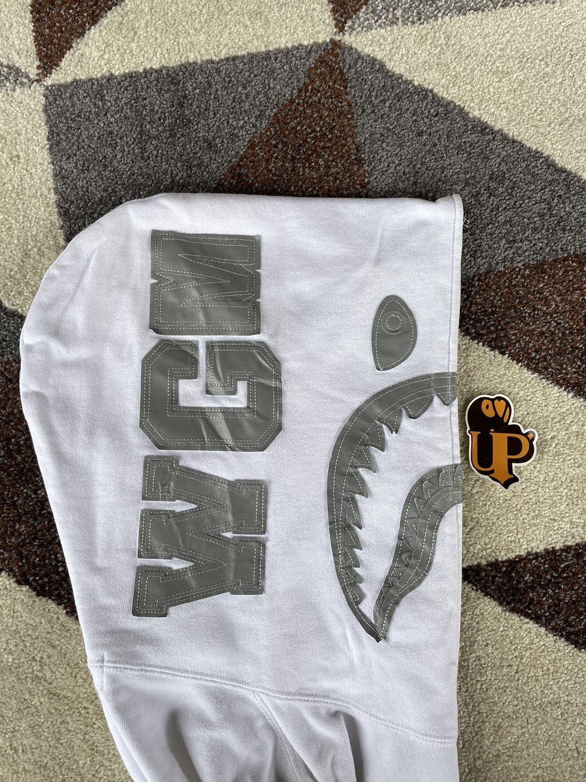 Bape Bape Reflective Shark Full Zip Hoodie Size US L / EU 52-54 / 3 - 6 Thumbnail