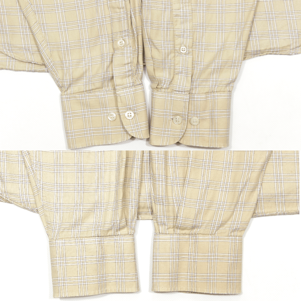 Burberry Burberrys 90S Nova Check Dress Shirt Vintage Size US L / EU 52-54 / 3 - 7 Thumbnail