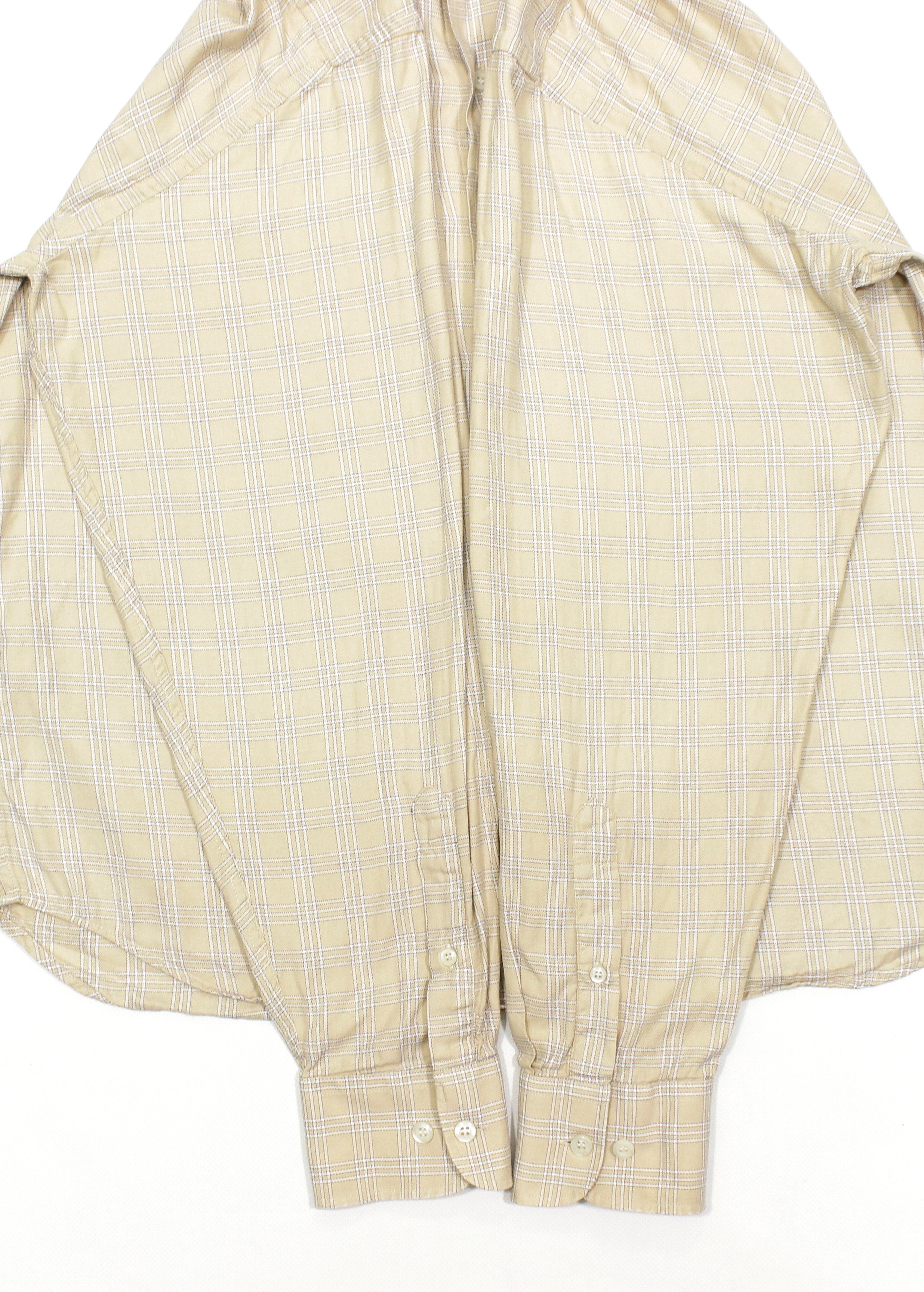Burberry Burberrys 90S Nova Check Dress Shirt Vintage Size US L / EU 52-54 / 3 - 5 Thumbnail