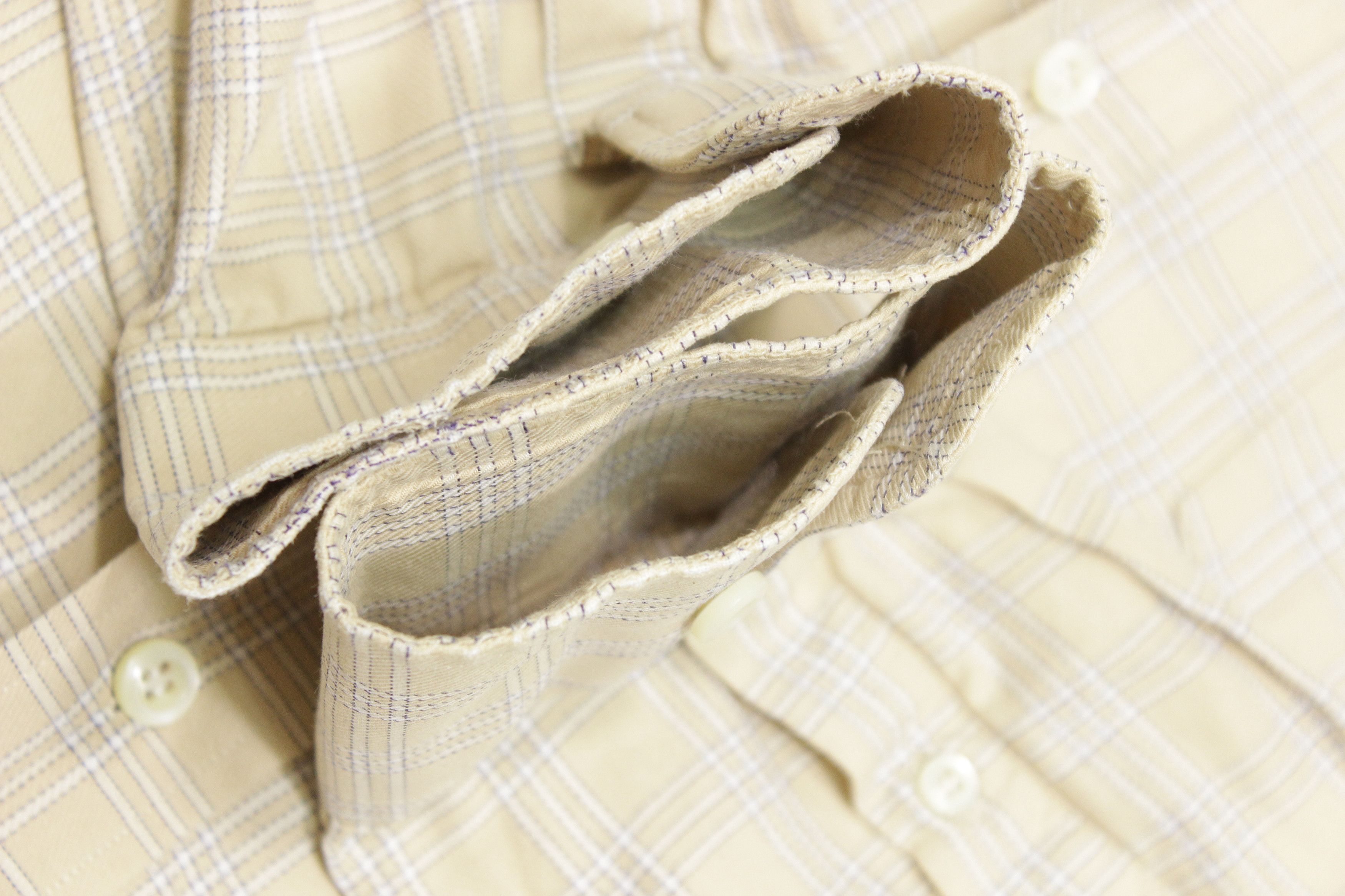 Burberry Burberrys 90S Nova Check Dress Shirt Vintage Size US L / EU 52-54 / 3 - 8 Thumbnail