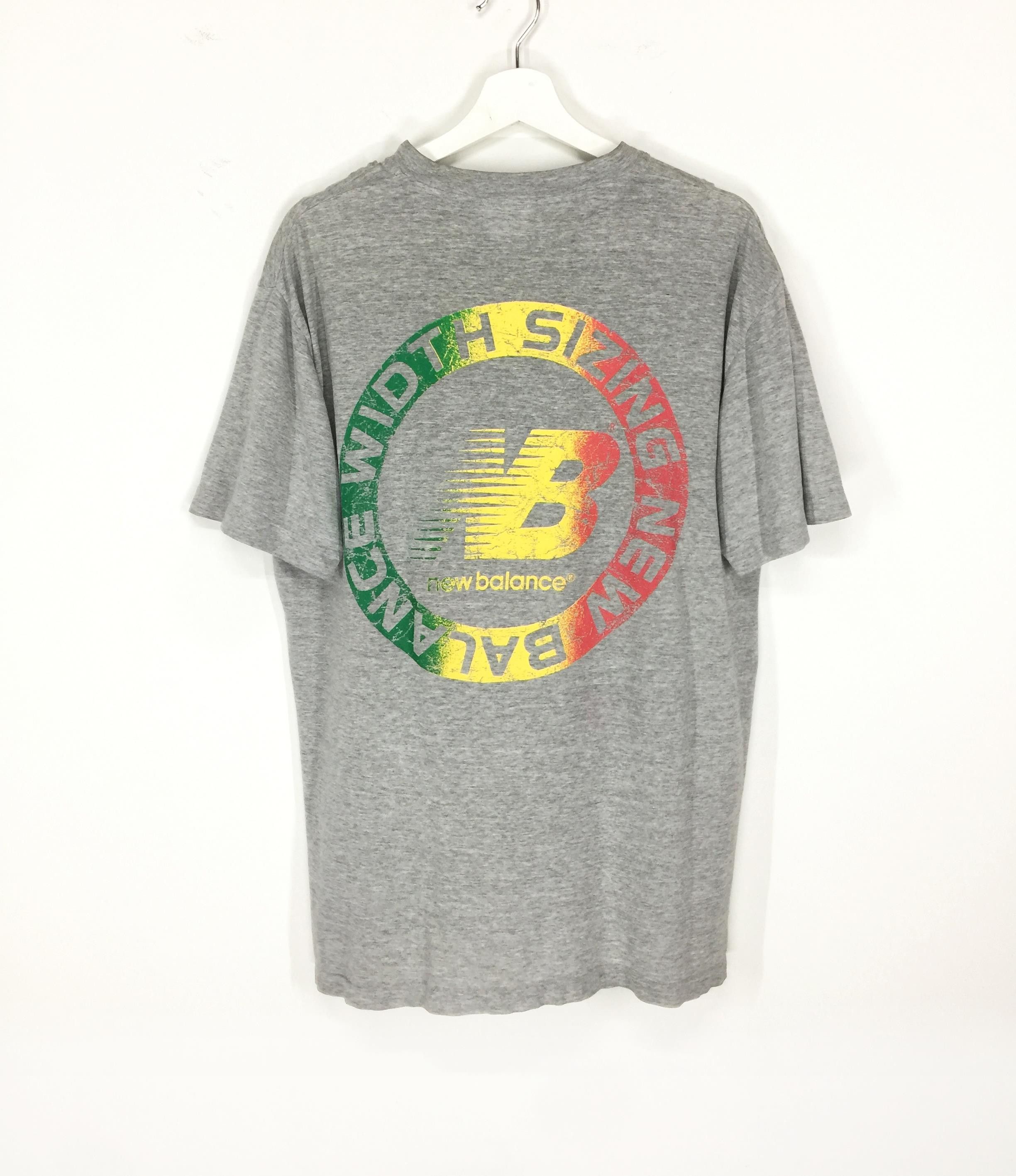 New Balance multicolor logo vintage 90s shirt