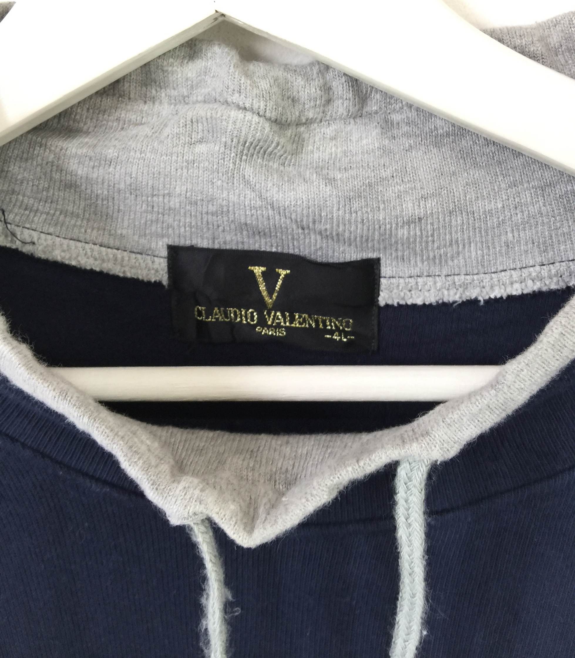 Designer × Valentino × Vintage Claudio Valentino paris split pullover Size US XL / EU 56 / 4 - 5 Thumbnail