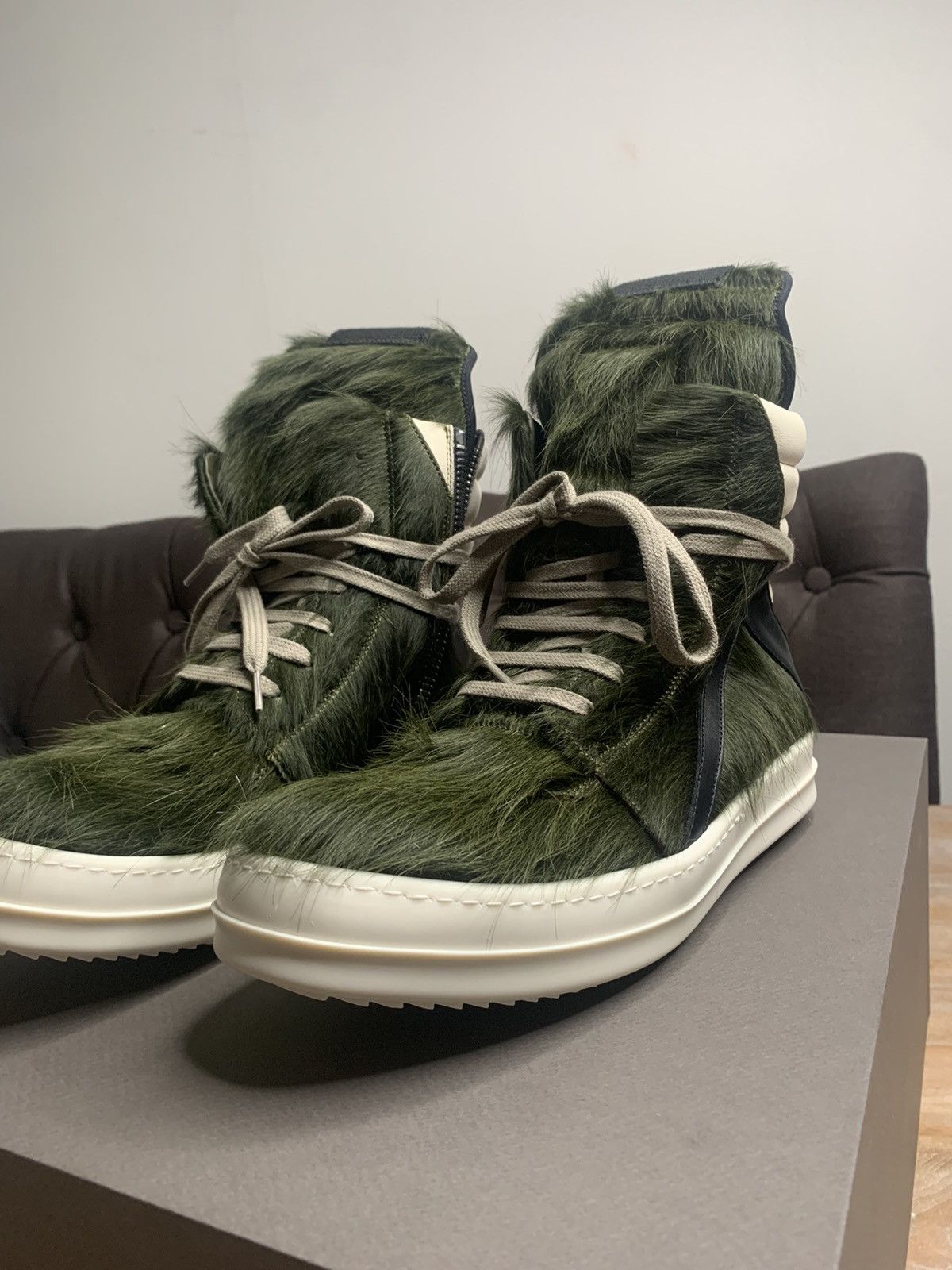 Rick Owens GRINCH GEO’S!!! EU39 Size US 6.5 / EU 39-40 - 2 Thumbnail