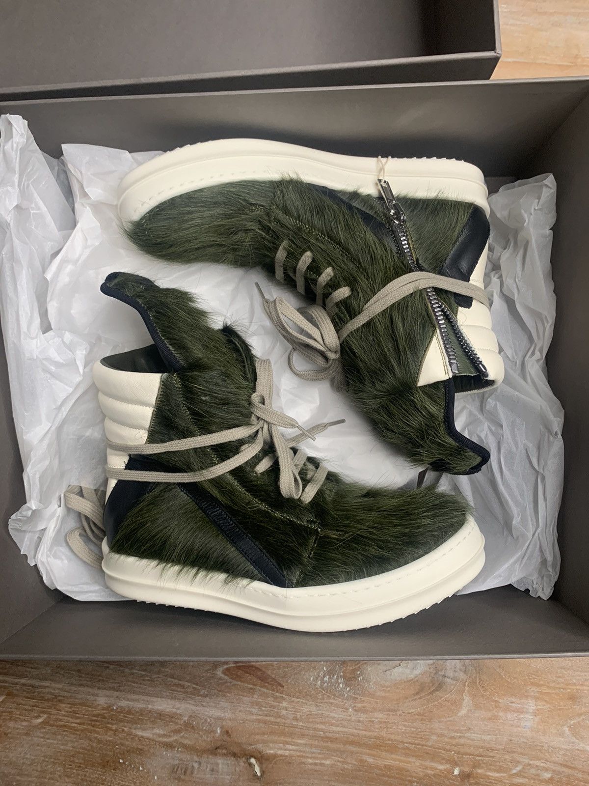 Rick Owens GRINCH GEO’S!!! EU39 Size US 6.5 / EU 39-40 - 7 Thumbnail