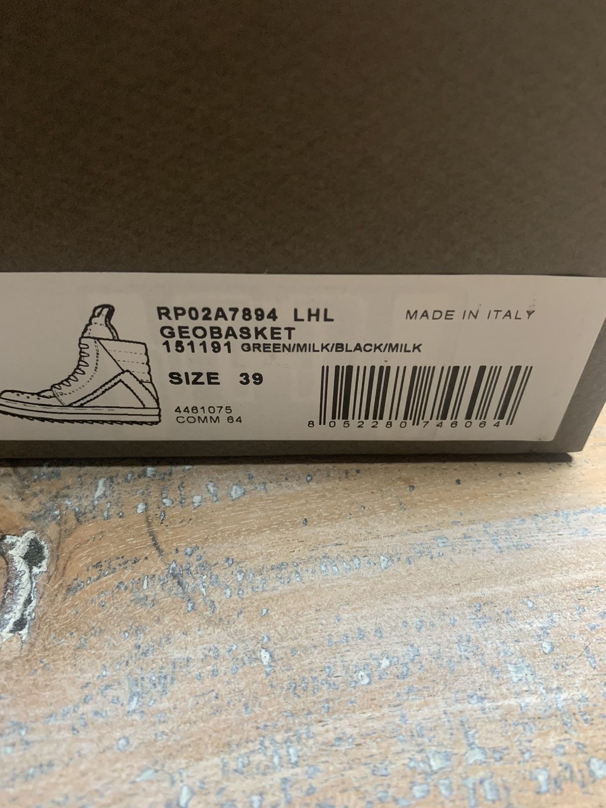Rick Owens GRINCH GEO’S!!! EU39 Size US 6.5 / EU 39-40 - 8 Thumbnail