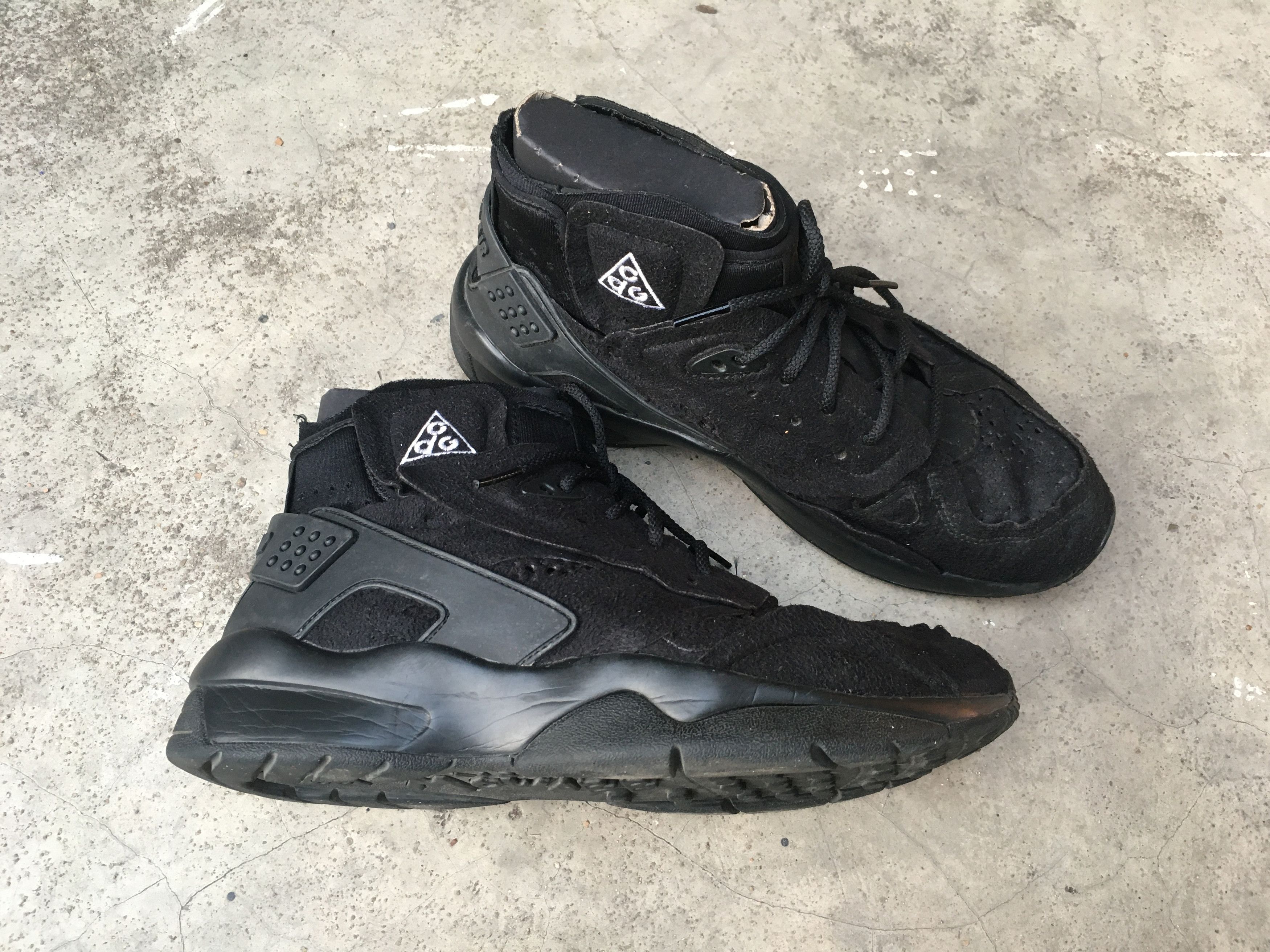 Nike Comme des Garcons x Nike ACG Air Mowabb Black | Grailed