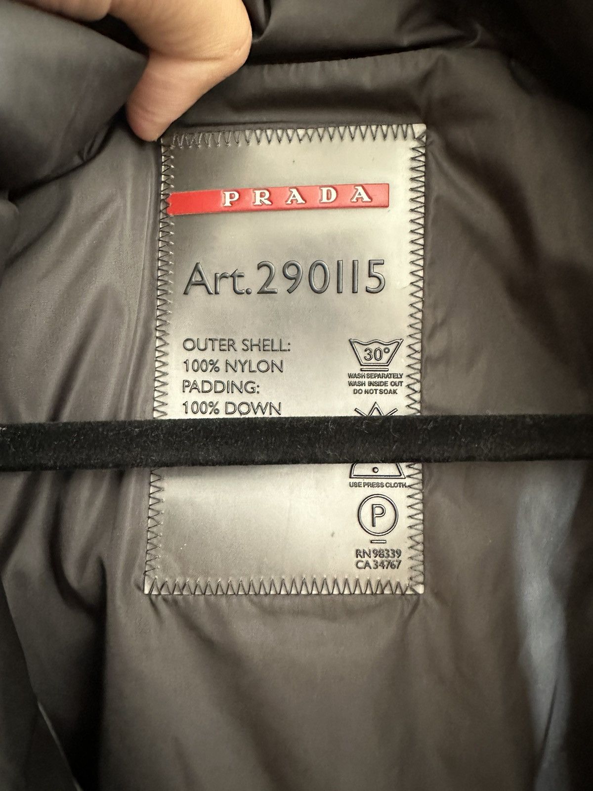 Prada Down Padded Vest Size XS / US 0-2 / IT 36-38 - 5 Thumbnail