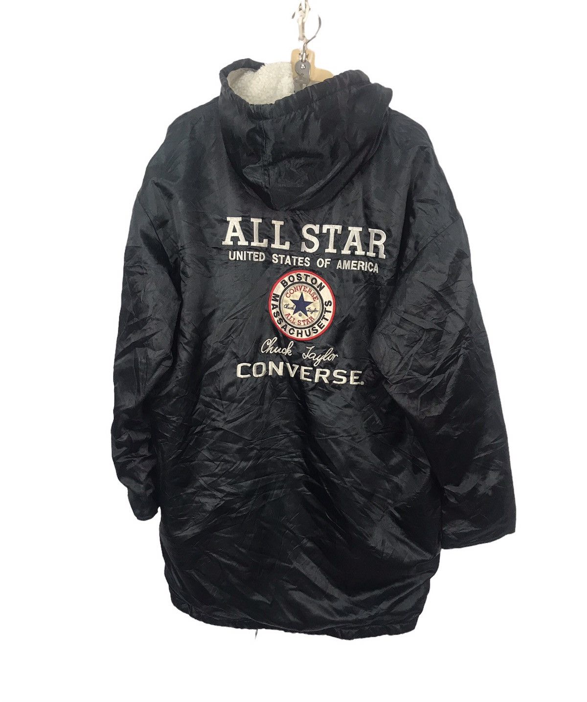 Converse Vintage converse spellout parkas with hoodie Size US XL / EU 56 / 4 - 2 Thumbnail