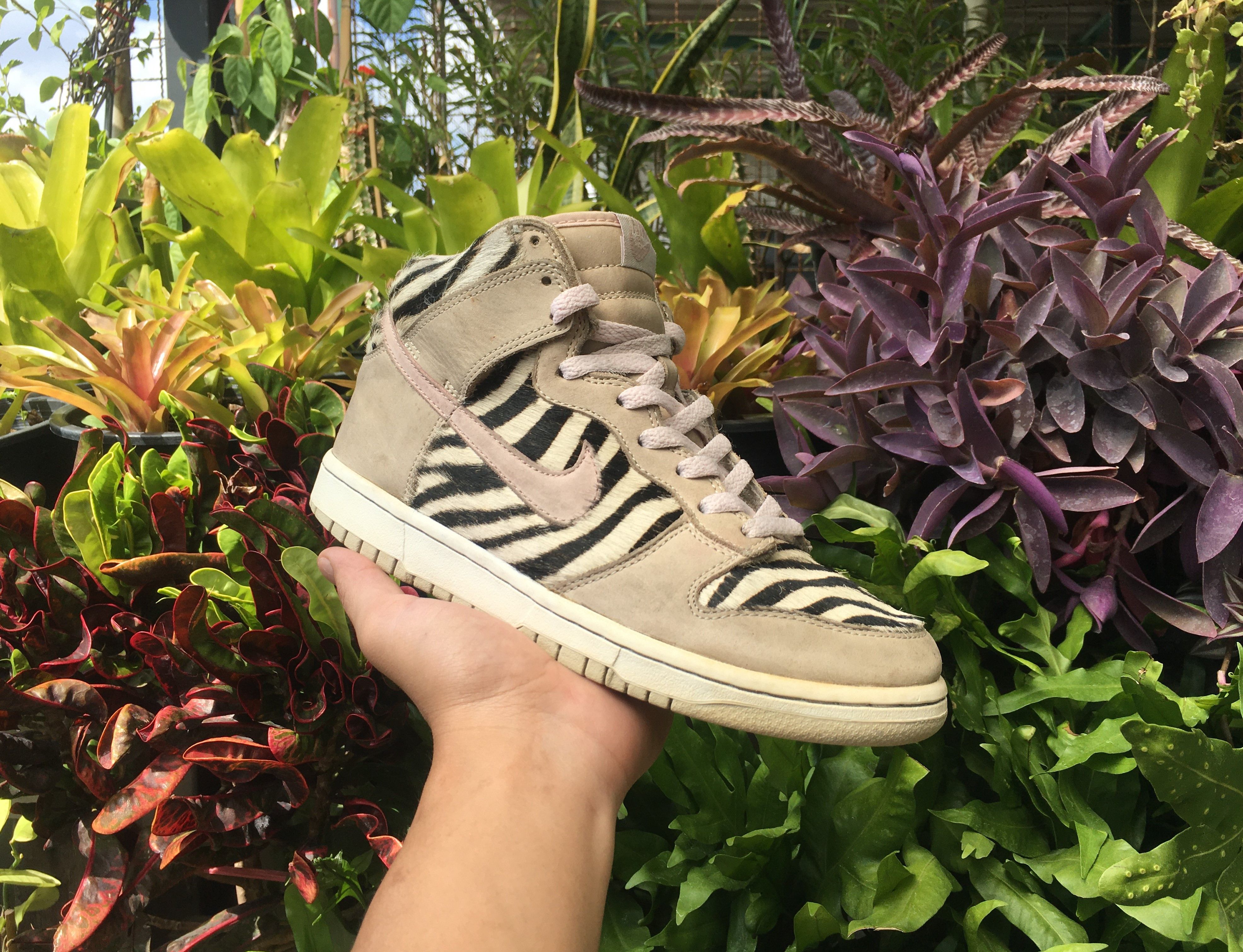 Nike × Vintage 🔥 Rare Archived Nike Dunk High Zebra Atmos Harako 2004 Size US 6.5 / EU 39-40 - 1 Thumbnail