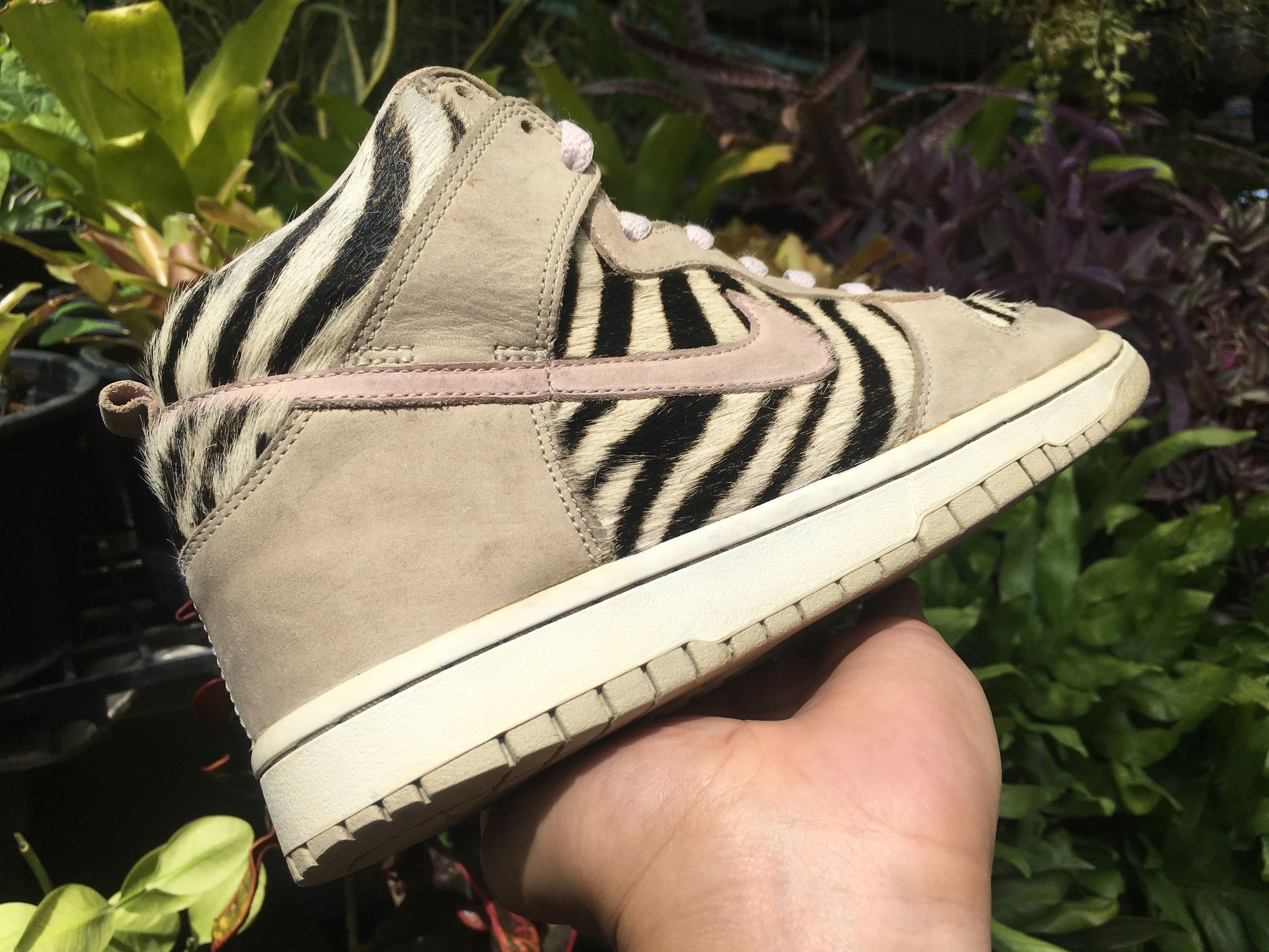 Nike × Vintage 🔥 Rare Archived Nike Dunk High Zebra Atmos Harako 2004 Size US 6.5 / EU 39-40 - 25 Thumbnail