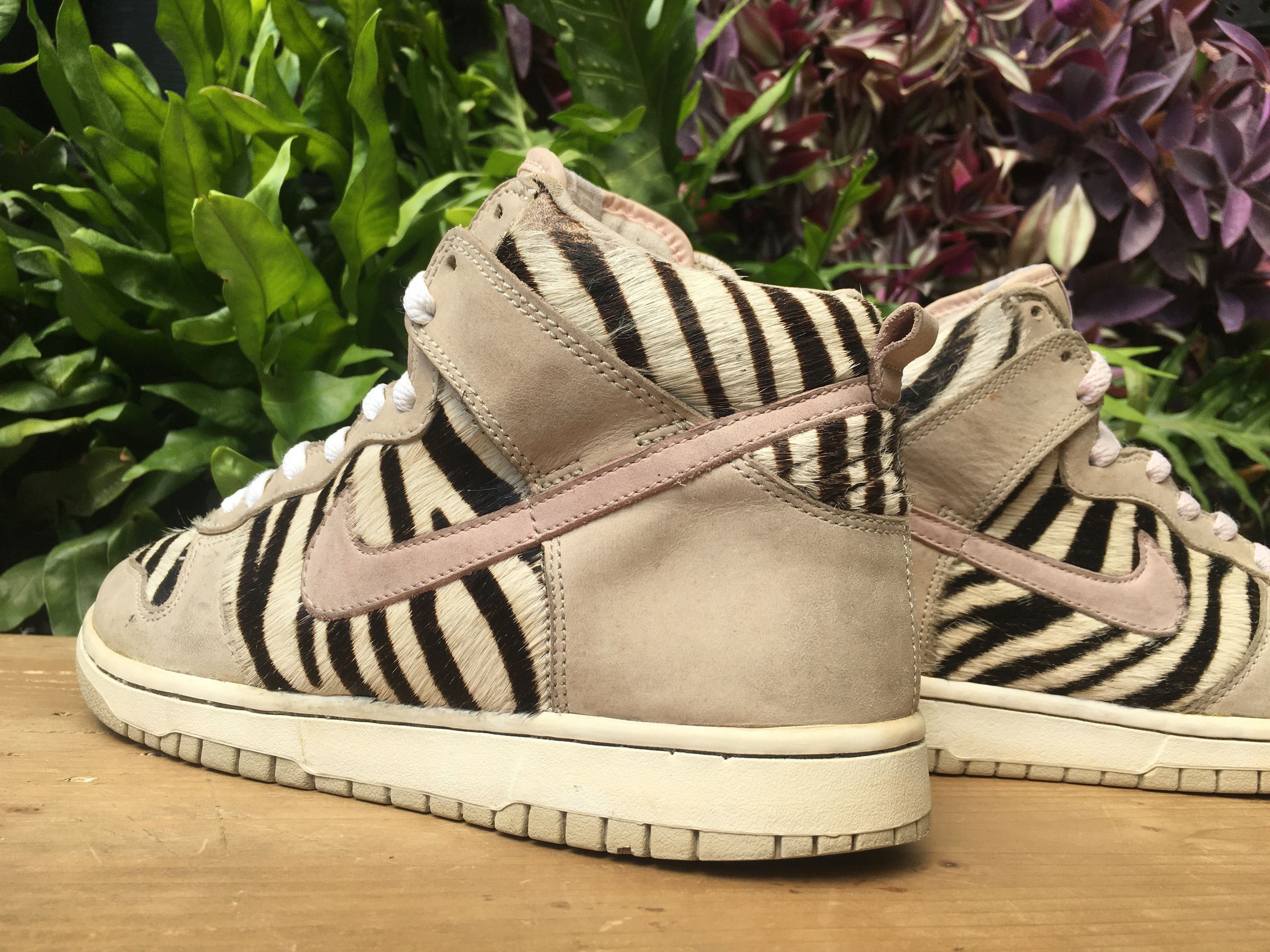 Nike × Vintage 🔥 Rare Archived Nike Dunk High Zebra Atmos Harako 2004 Size US 6.5 / EU 39-40 - 17 Thumbnail