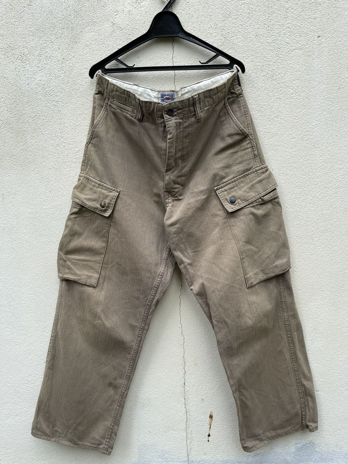 The Real McCoy's × Vintage Vintage Real Mccoy Baggy Fashion Cargo Pants Streetwear 31 Size US 31 - 5 Thumbnail