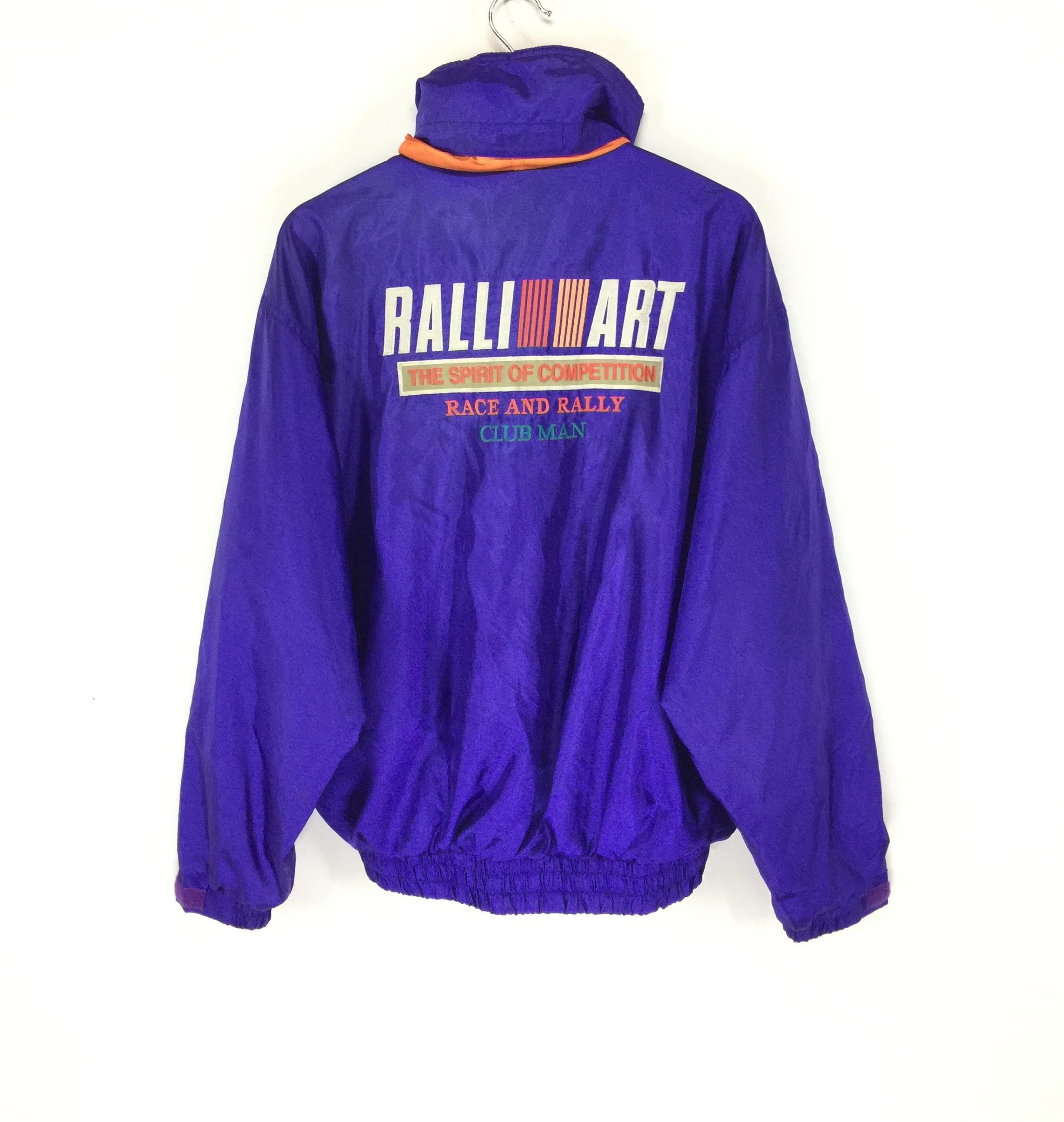 image of Archival Clothing x Racing Ralliart The Spirit Of Competition Embroidery Logo Jacket in Purple (Siz
