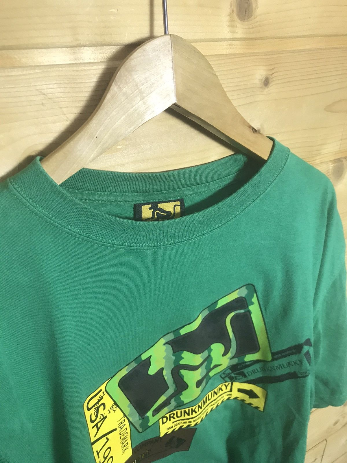 Vintage Drunk Munky t-shirt Size US XL / EU 56 / 4 - 6 Thumbnail