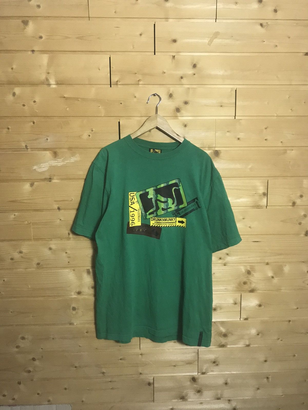 Vintage Drunk Munky t-shirt Size US XL / EU 56 / 4 - 1 Thumbnail